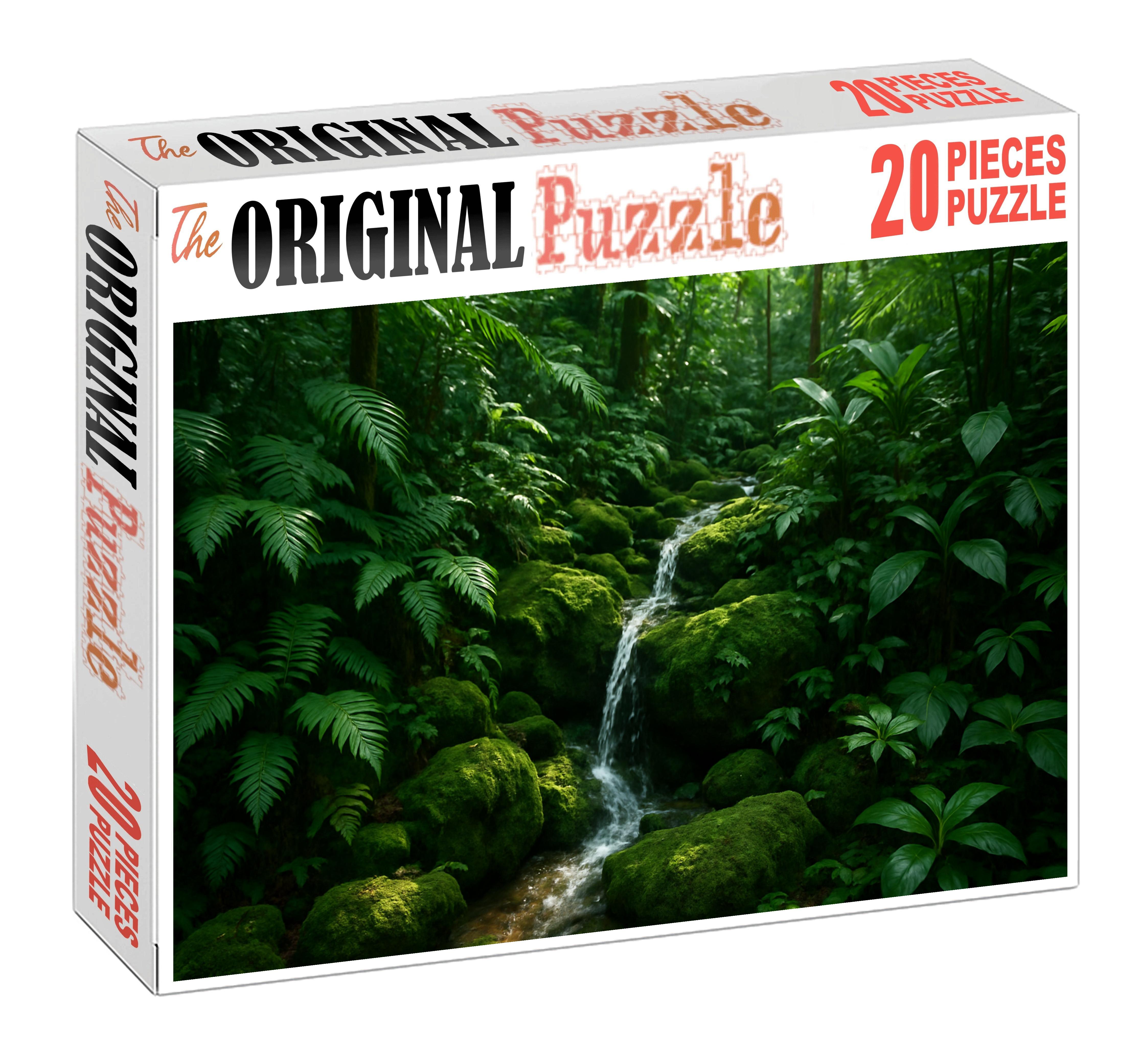 Verdant Ribbon Cascade 100 Piece Puzzle