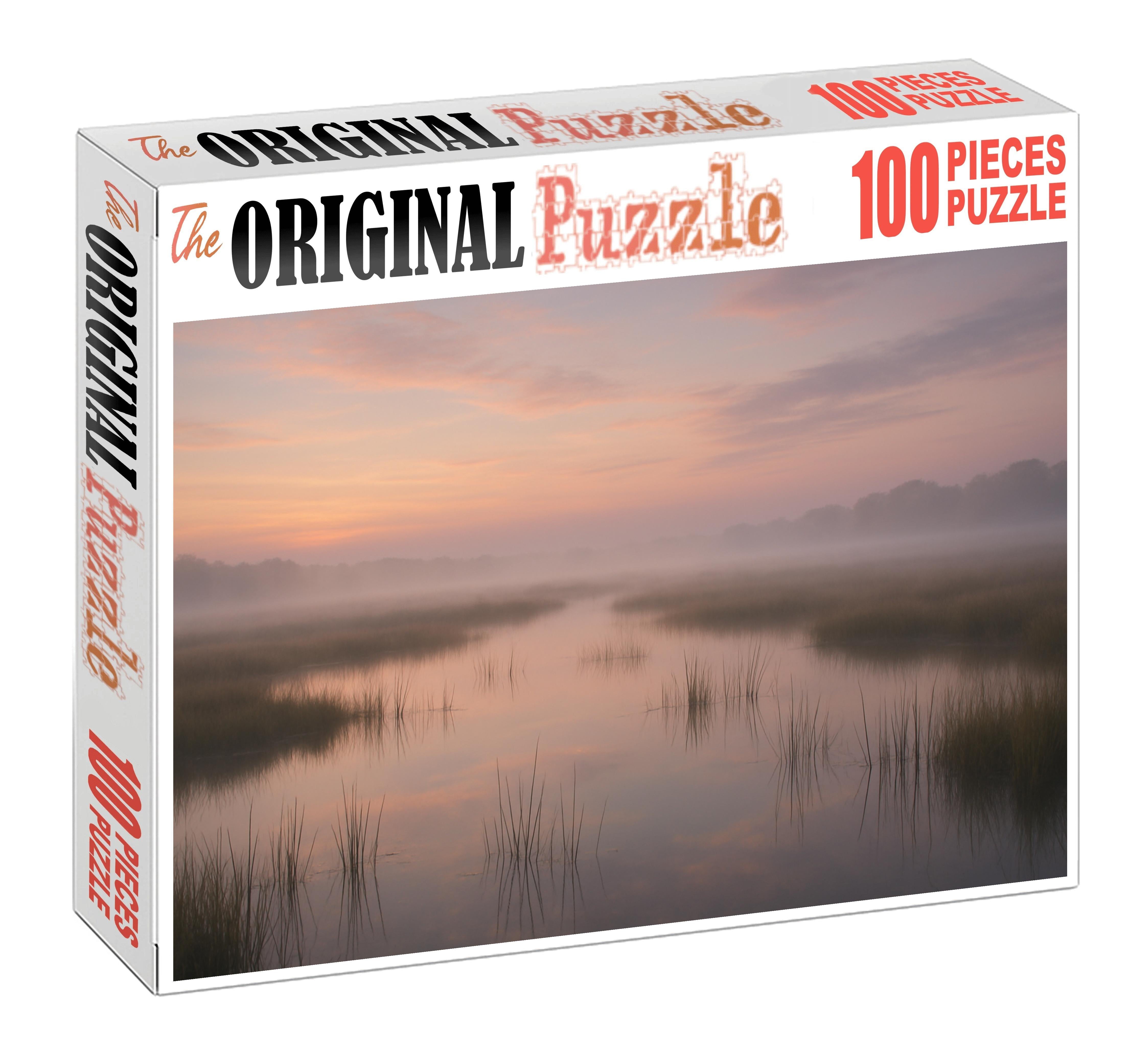 Serene Marshland Dawn Puzzle Collection