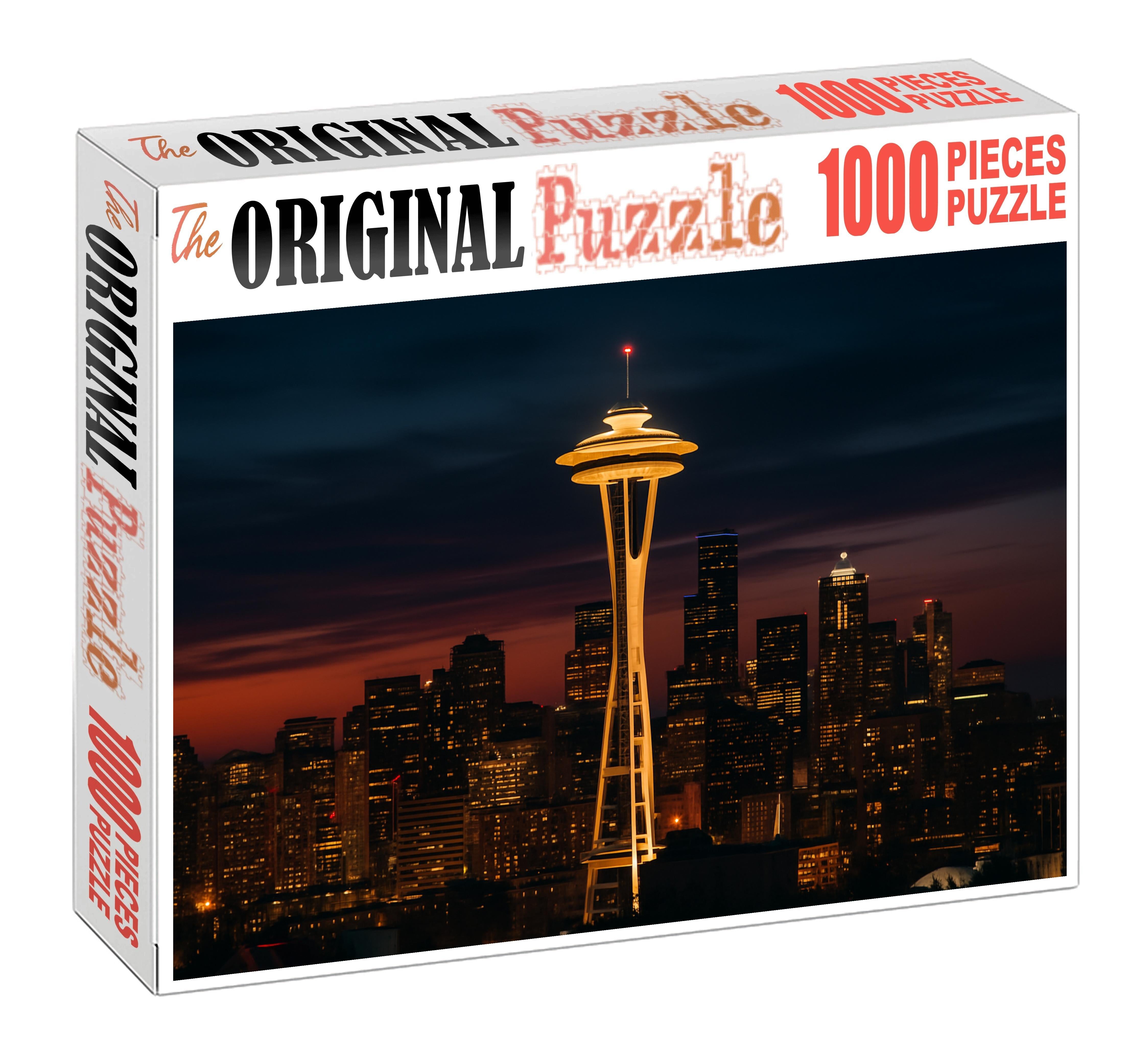 The Space Needle Seattle Usa Recognized By 6987 Globally As A Symbol Of Futuristic Design Unique Puzzle Design