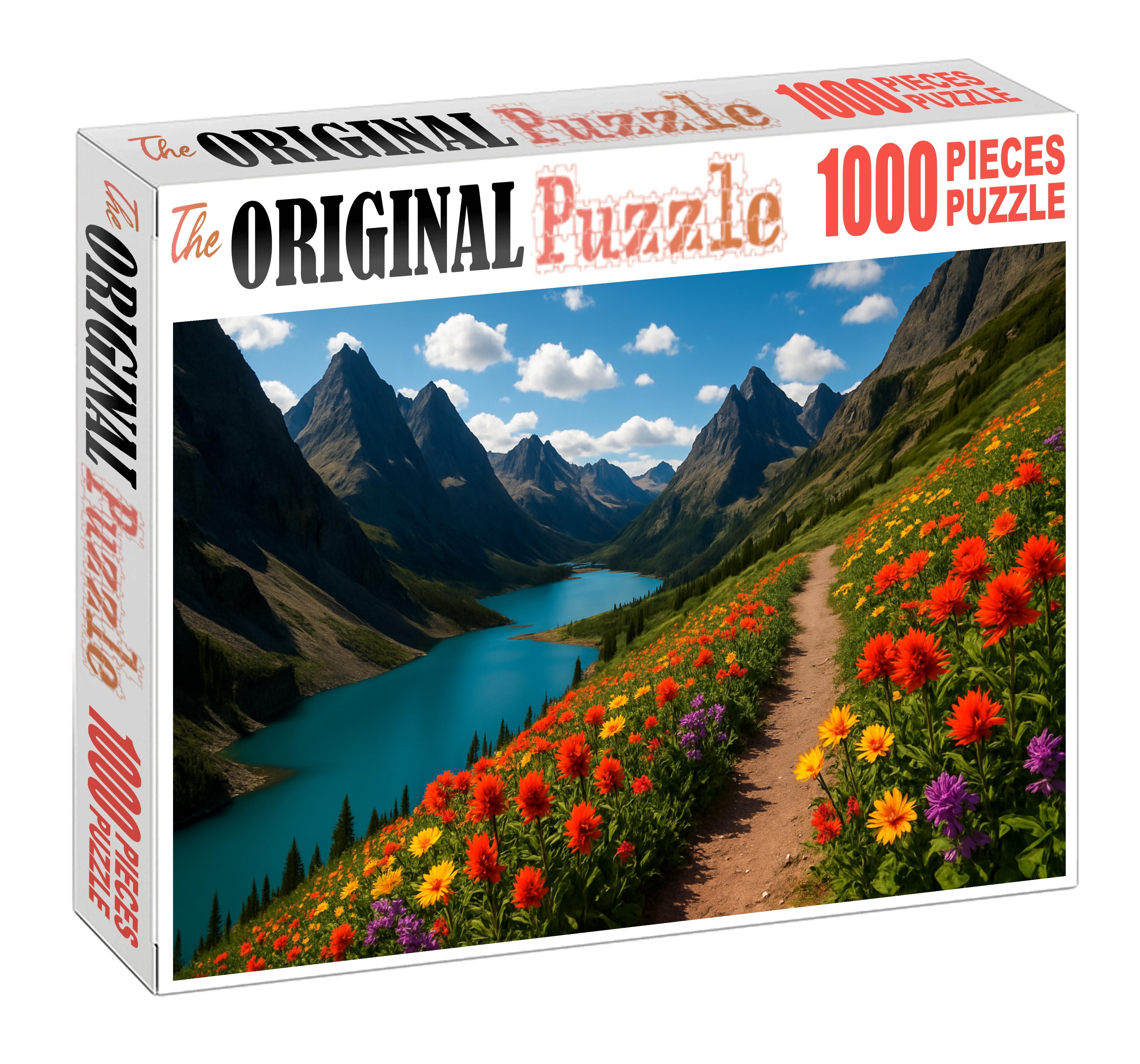 Glacial Sapphire Lakes 50 Piece Puzzle