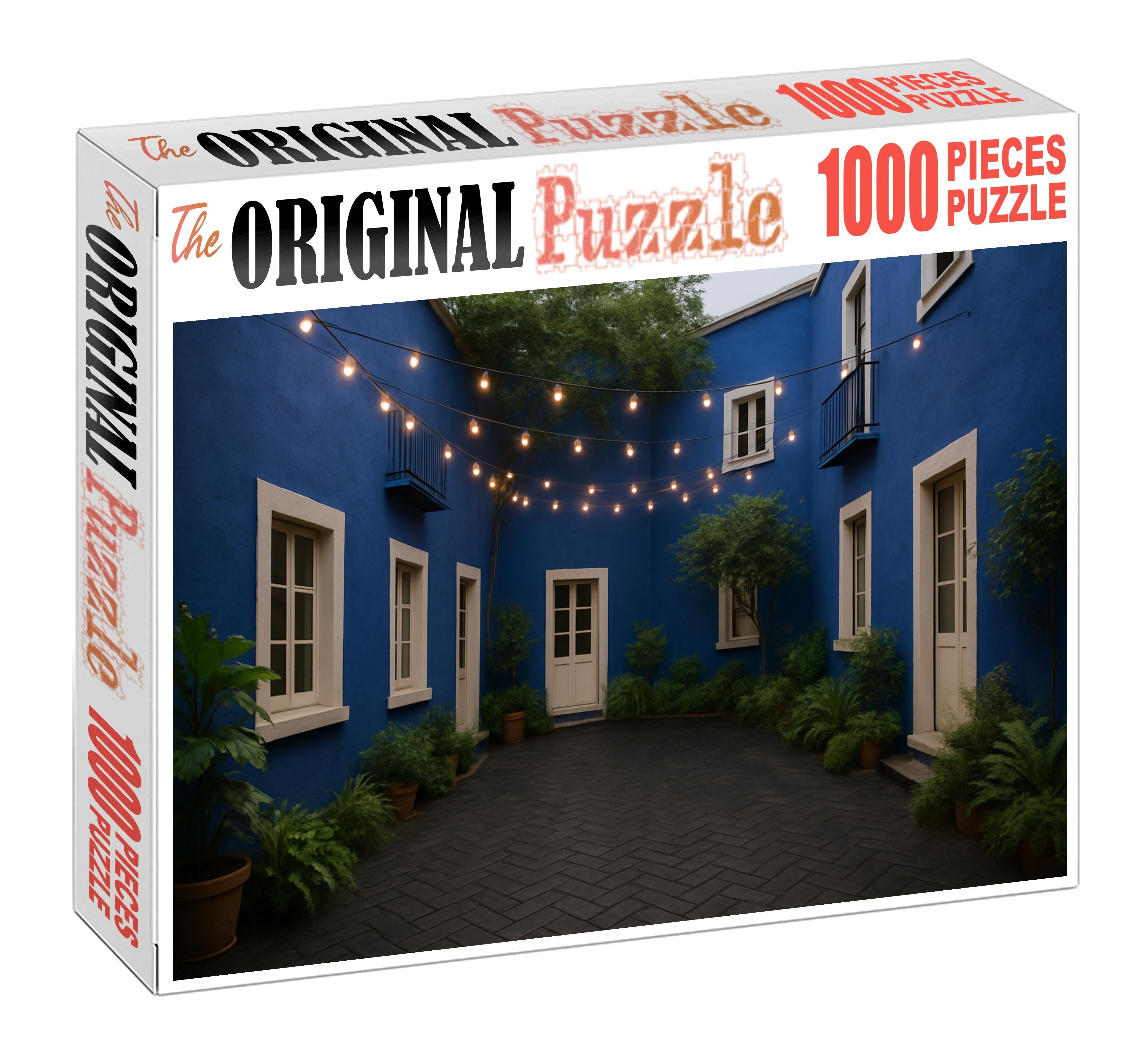 Cobalt Courtyard Puzzle For Kids