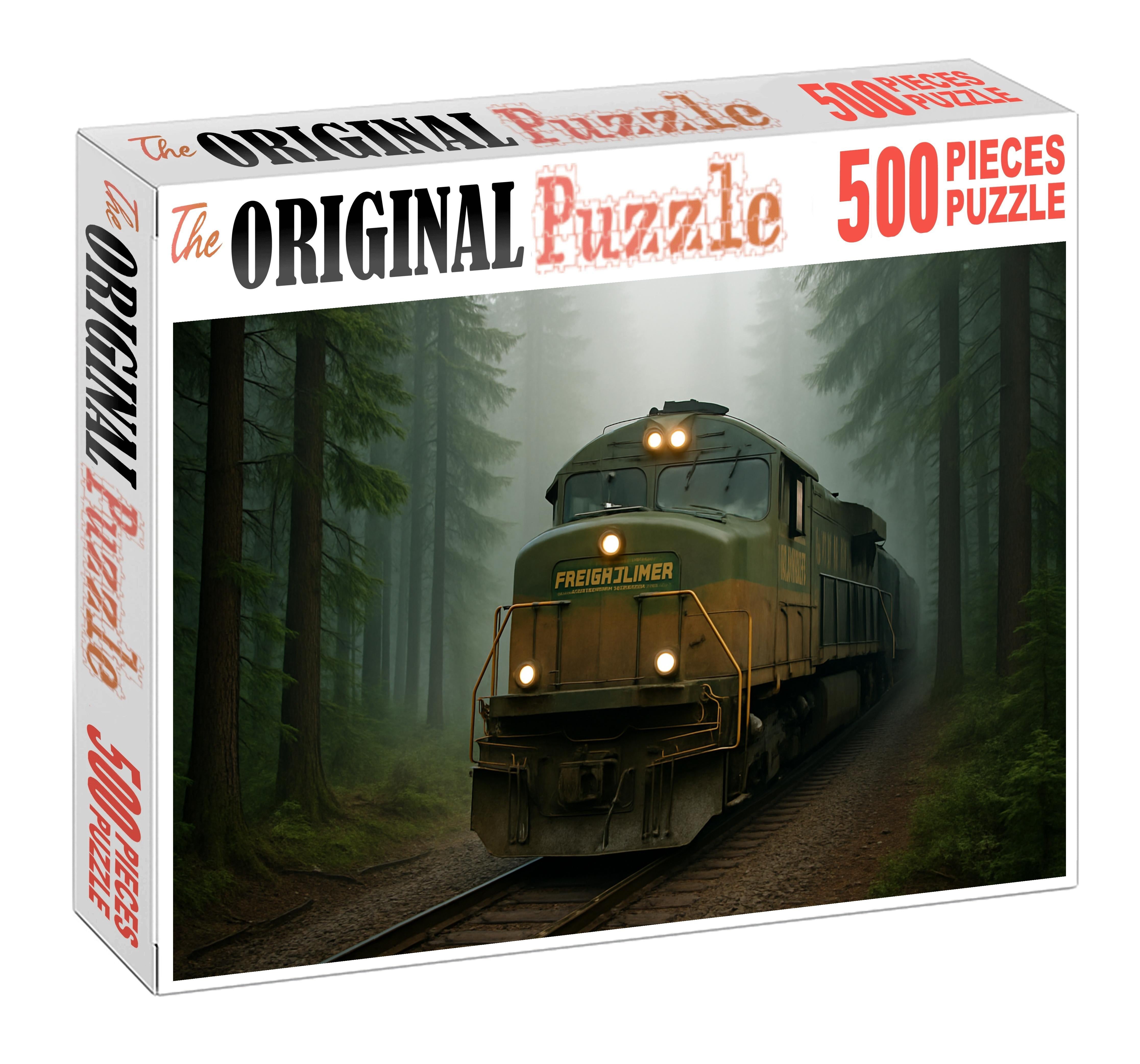 Cedar Mountain Freightliner Rugged Diesel-electric Locomotive With Enhanced Hauling Capacity Premium Puzzle Pieces