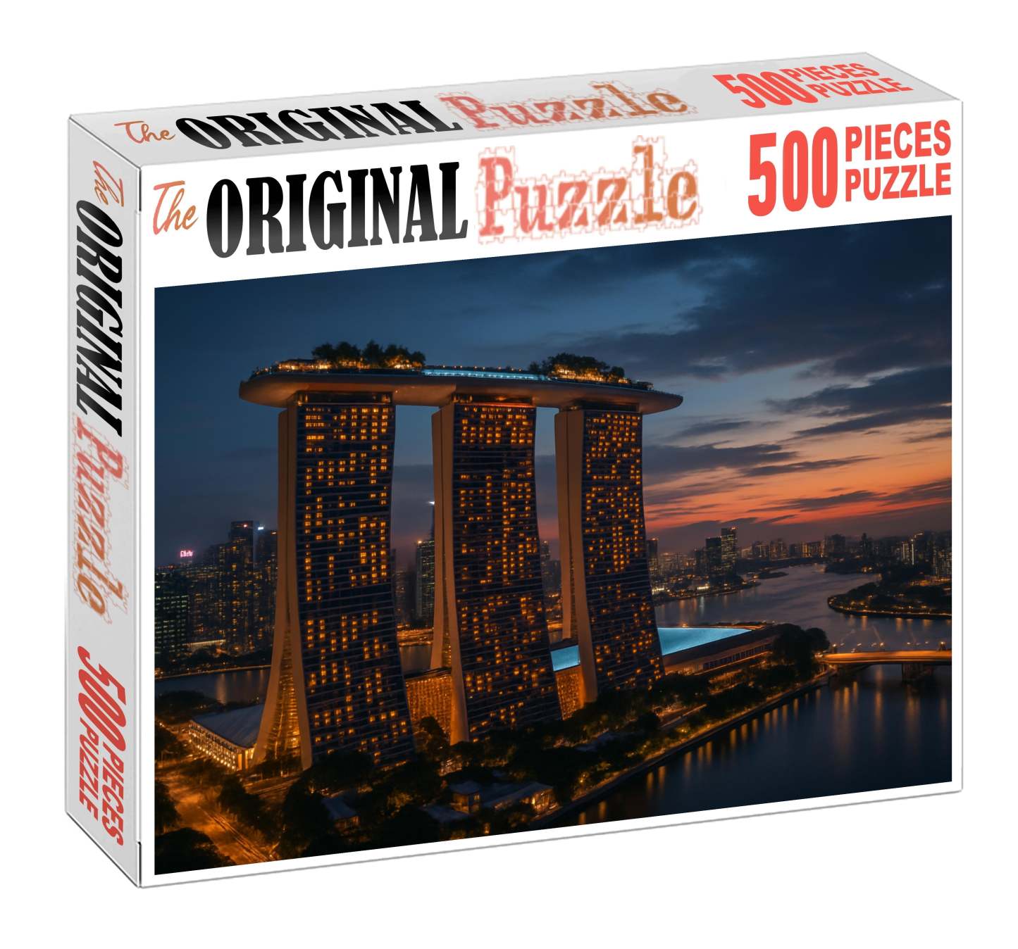 Marina Bay Sands Singapore Recognized By 7156 For Its Innovative Skyline Silhouette Unique Puzzle Design