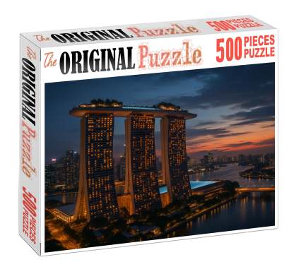 Marina Bay Sands Singapore Recognized By 7156 For Its Innovative Skyline Silhouette Unique Puzzle Design