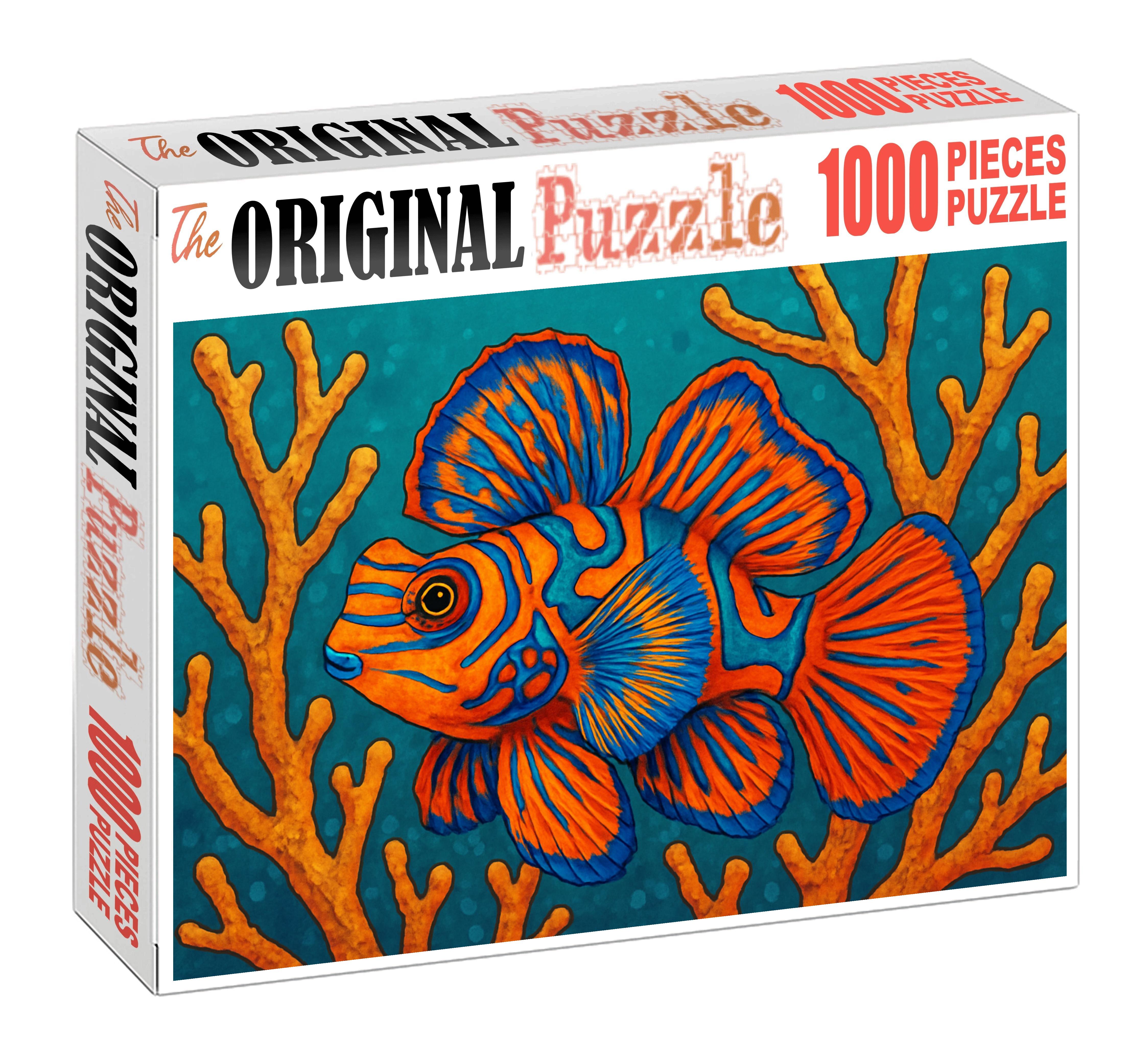 Dartfin Butterflyfish Agile Forager With Vibrant Patterned Wings 200 Piece Puzzle