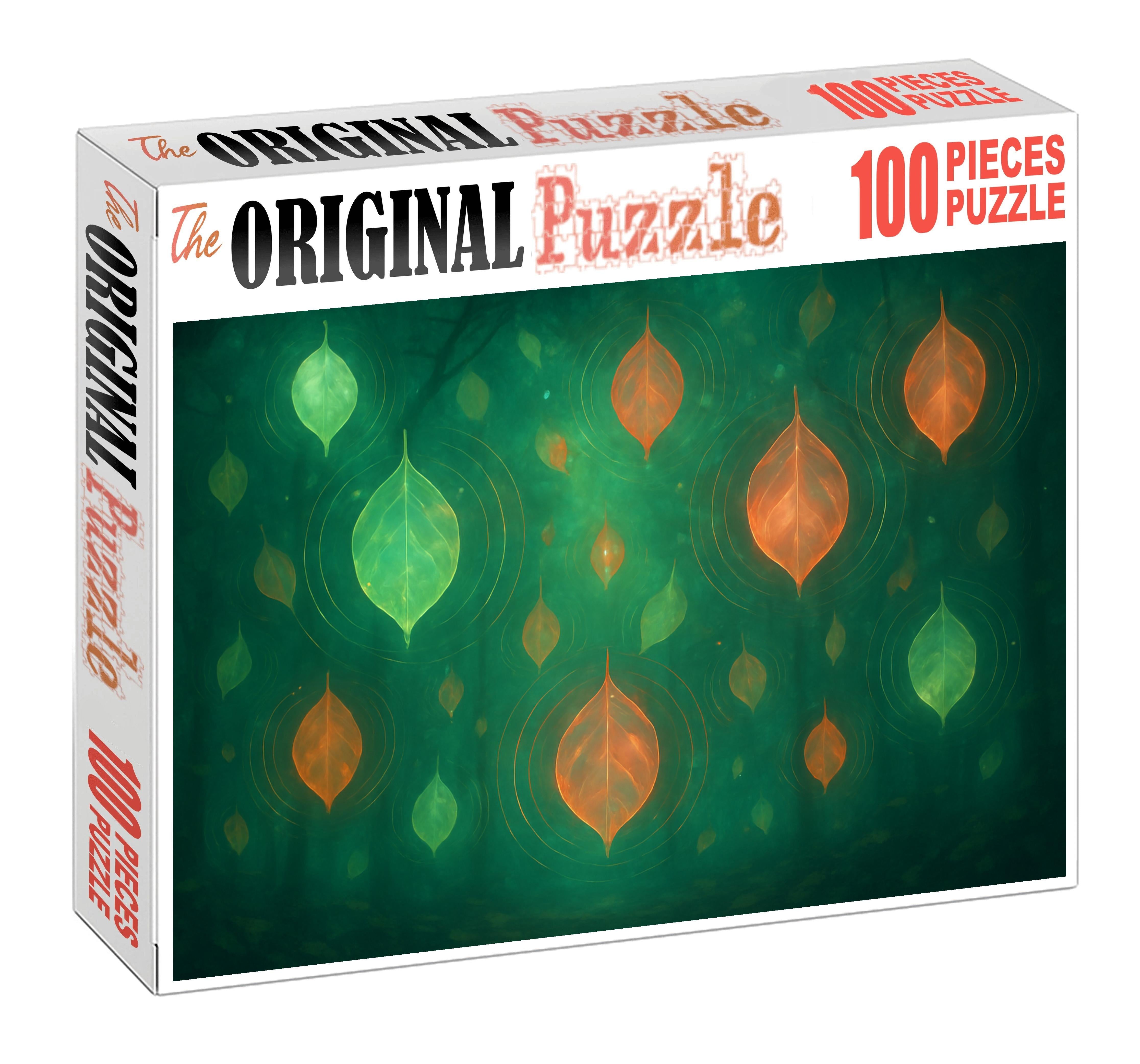 Whispering Canopy Floating Leaves Of Sound And Light Unique Puzzle Design