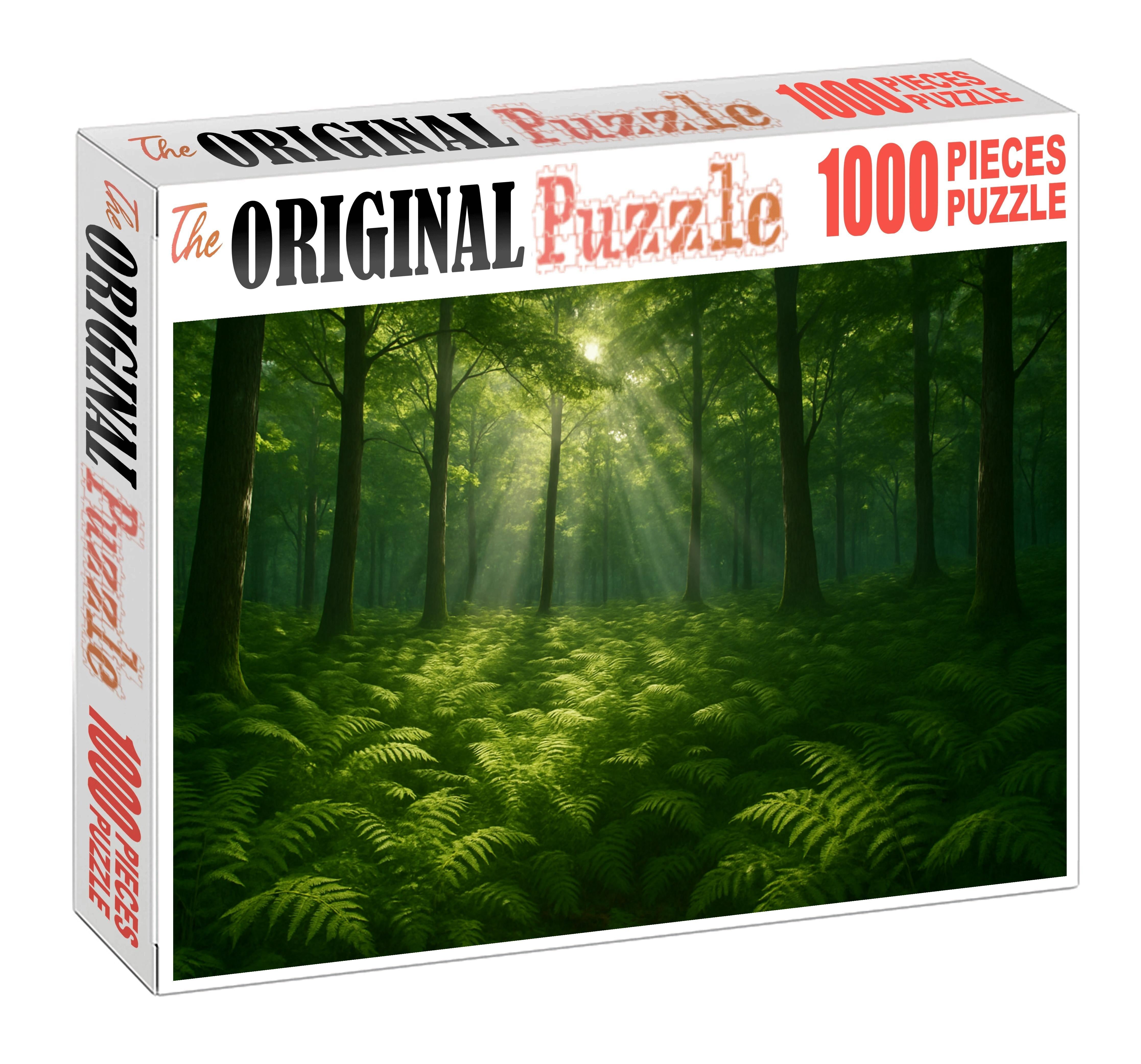 Dappled Fern Grove Unique Puzzle Design