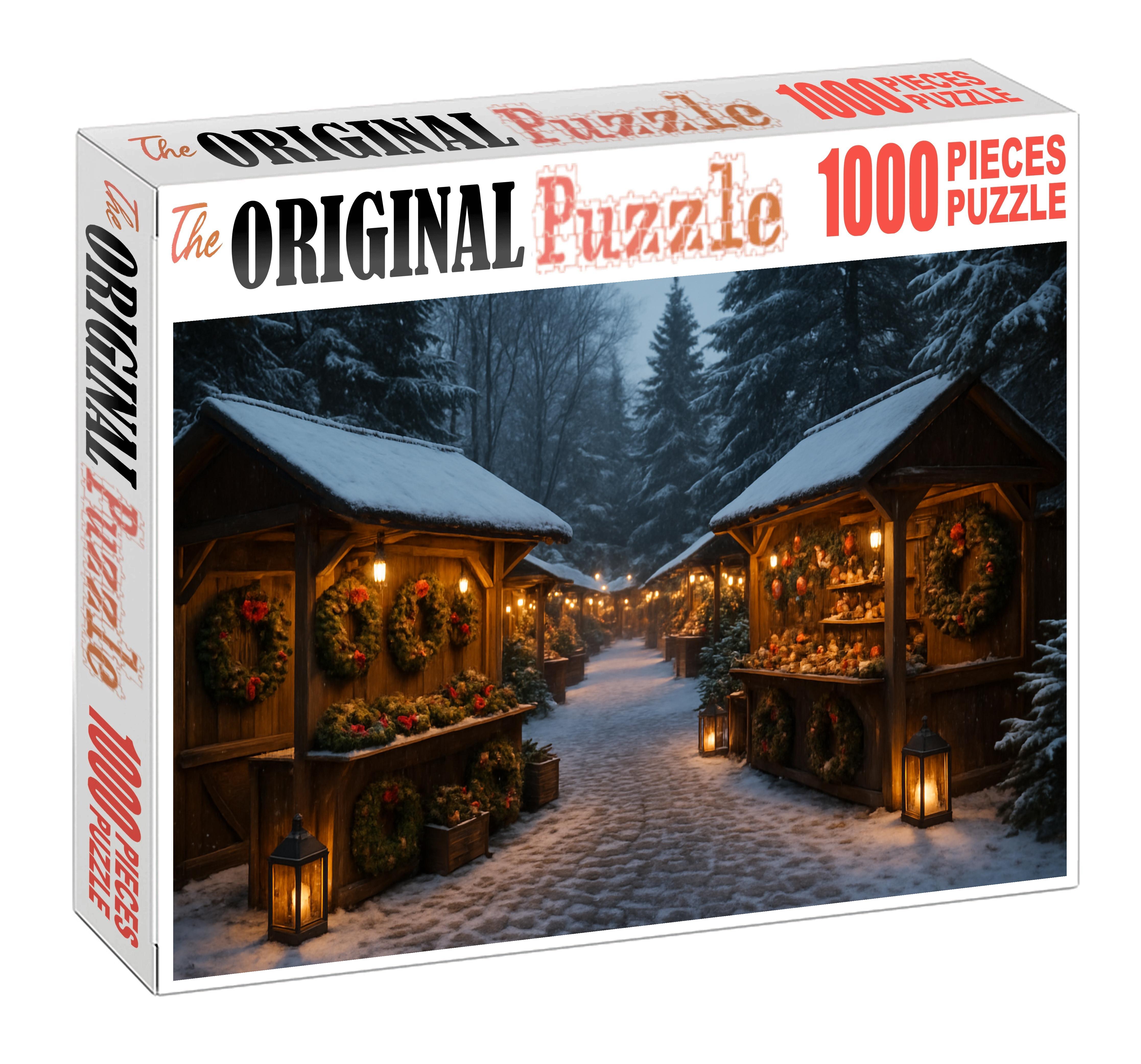 Rustic Frost Market Puzzle Fun