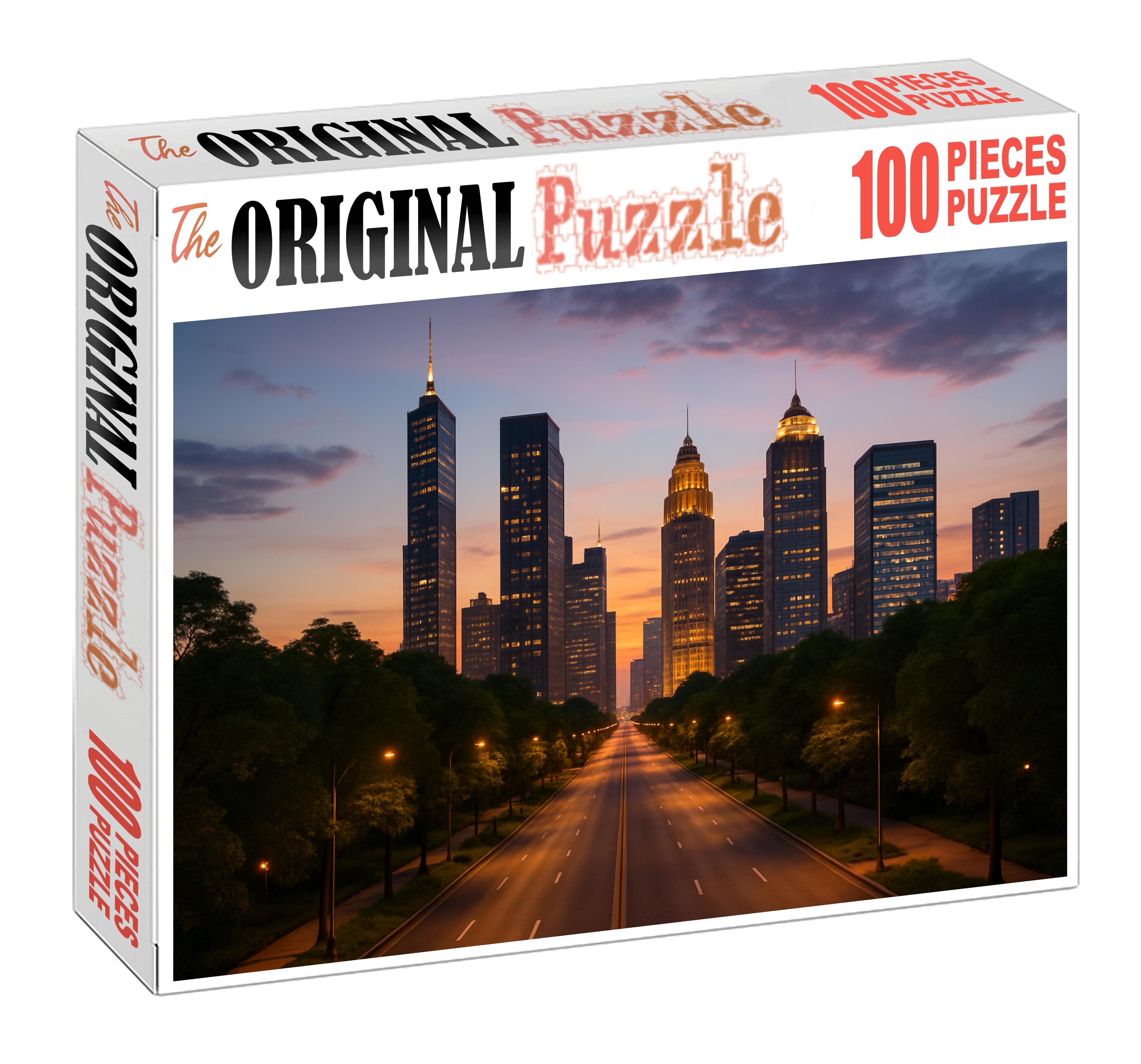 Mexico City Reforma Avenue Skyline Historic And Contemporary Mix With Iconic Latin American Towers Puzzle Challenge