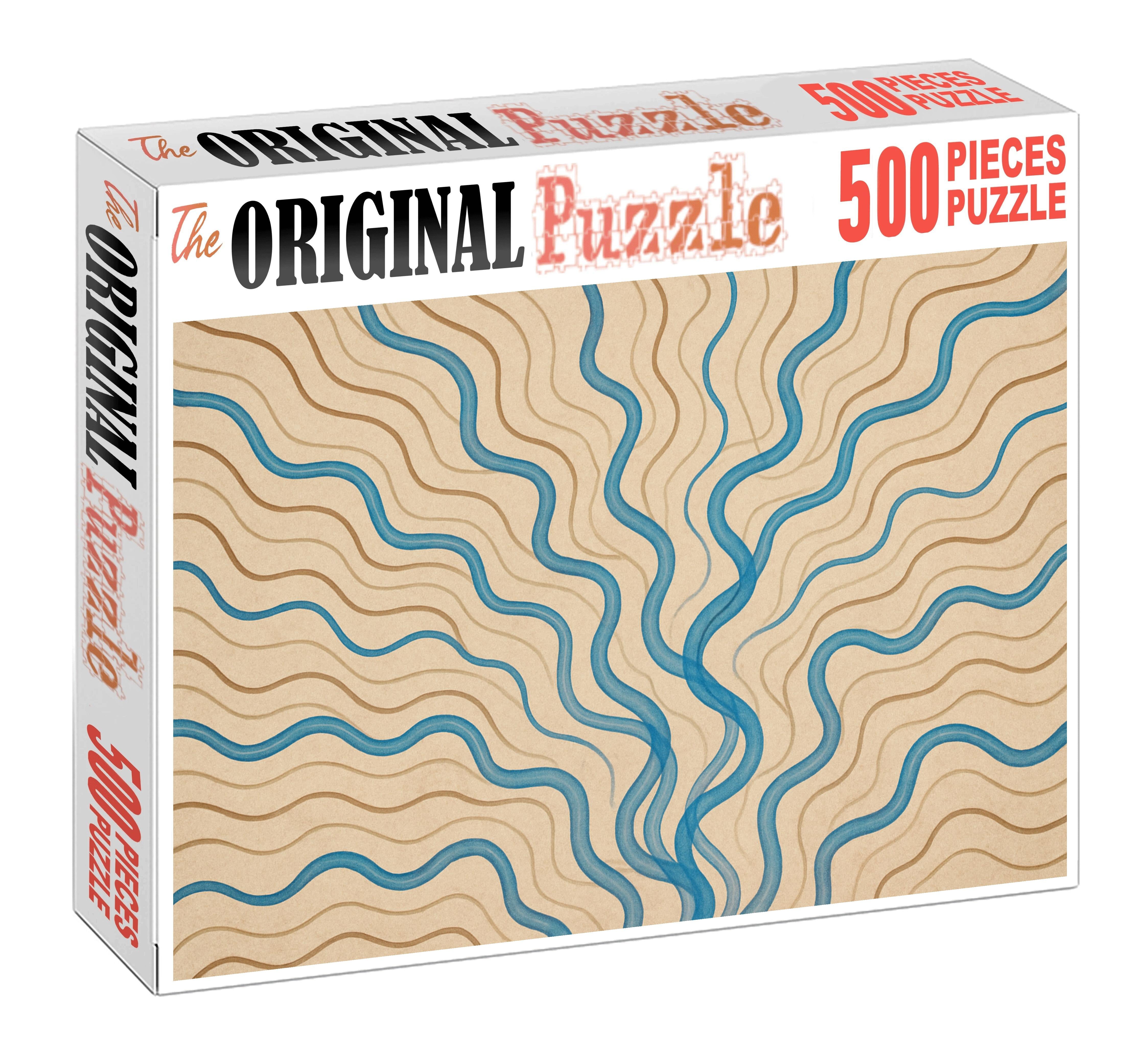 Historical River Meander Evolution Puzzle Collection
