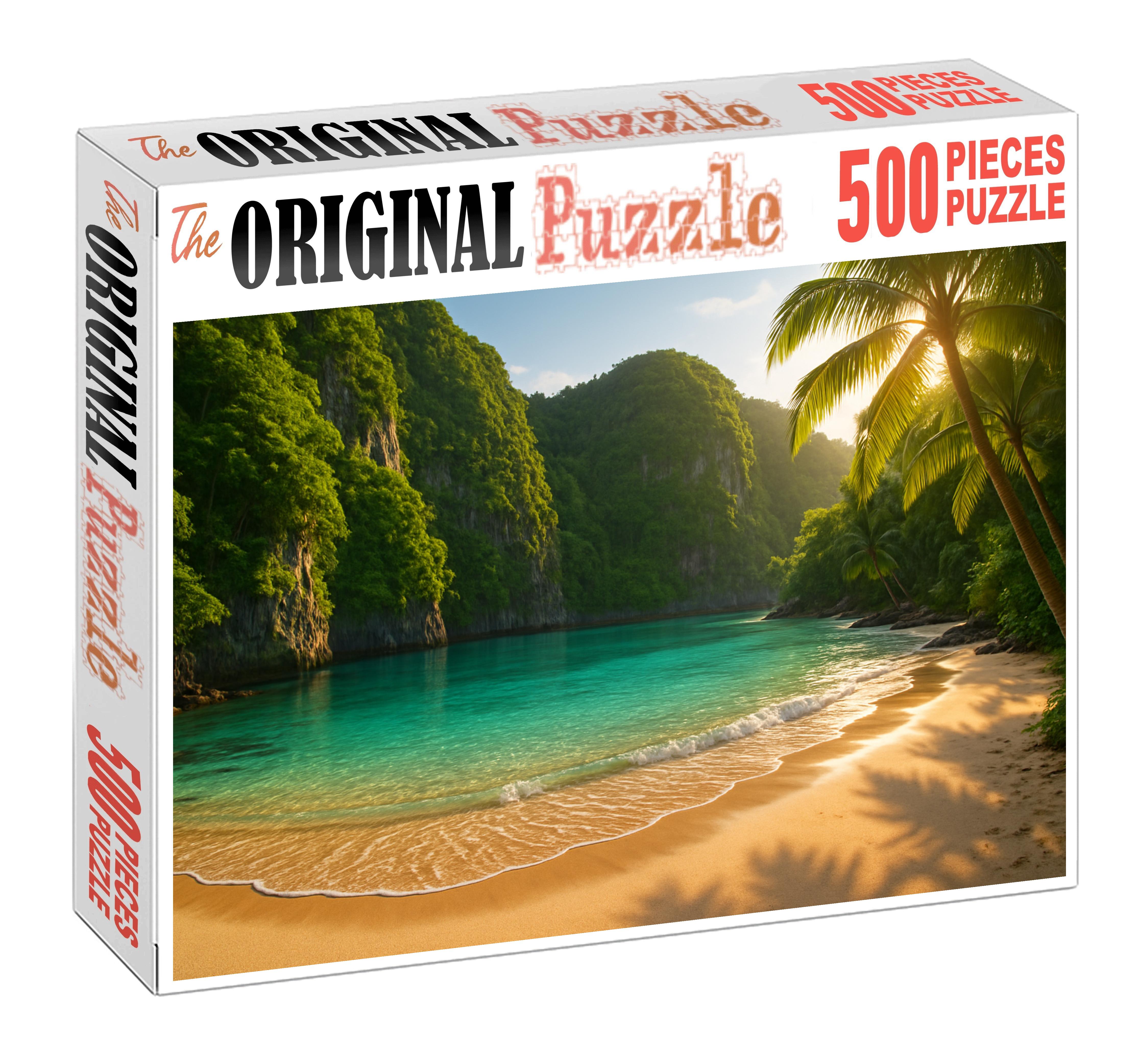 Secluded Lagoon A Pristine Escape 50 Piece Puzzle