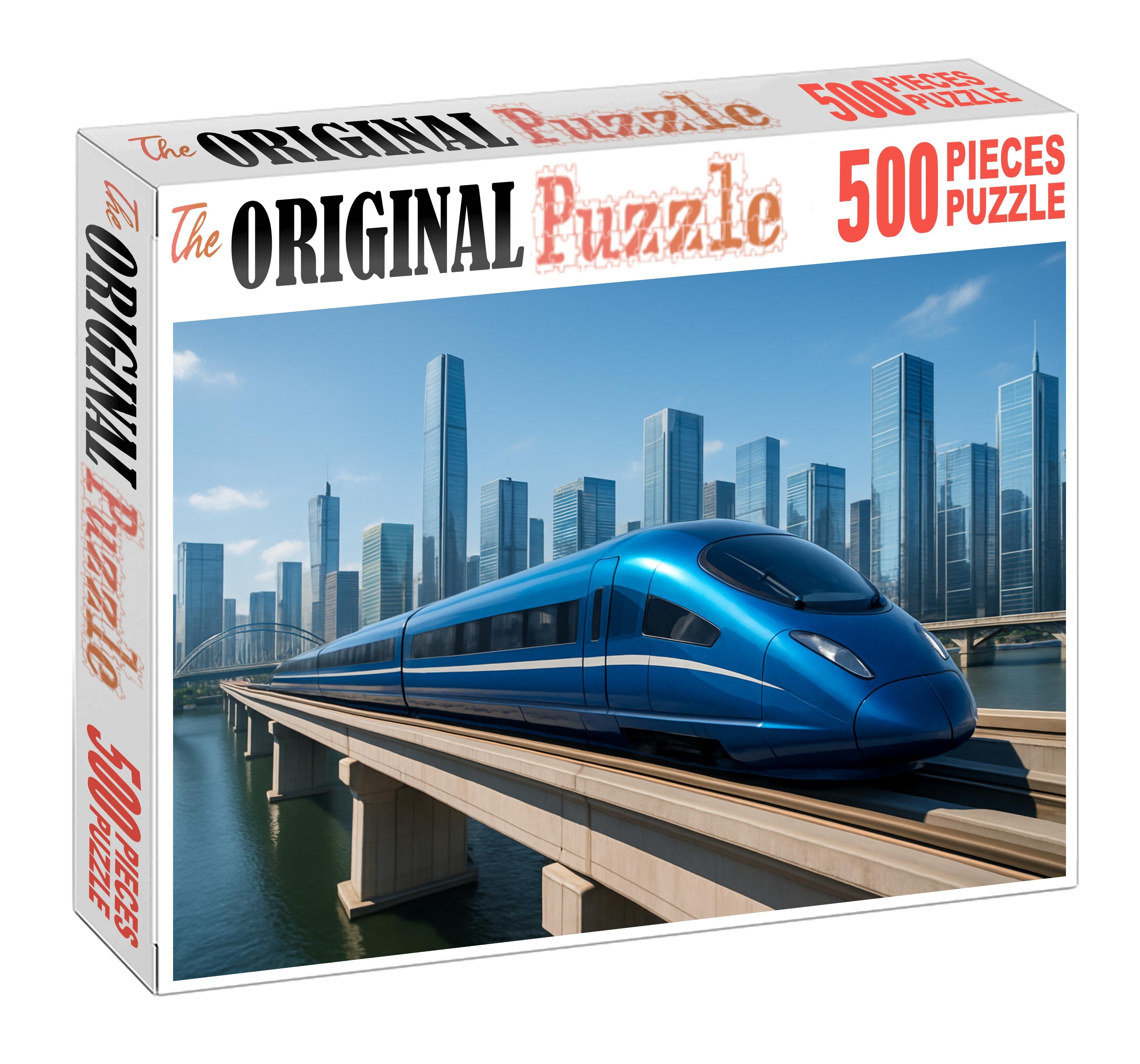 Sapphire Maglev Cruiser Puzzle Fun