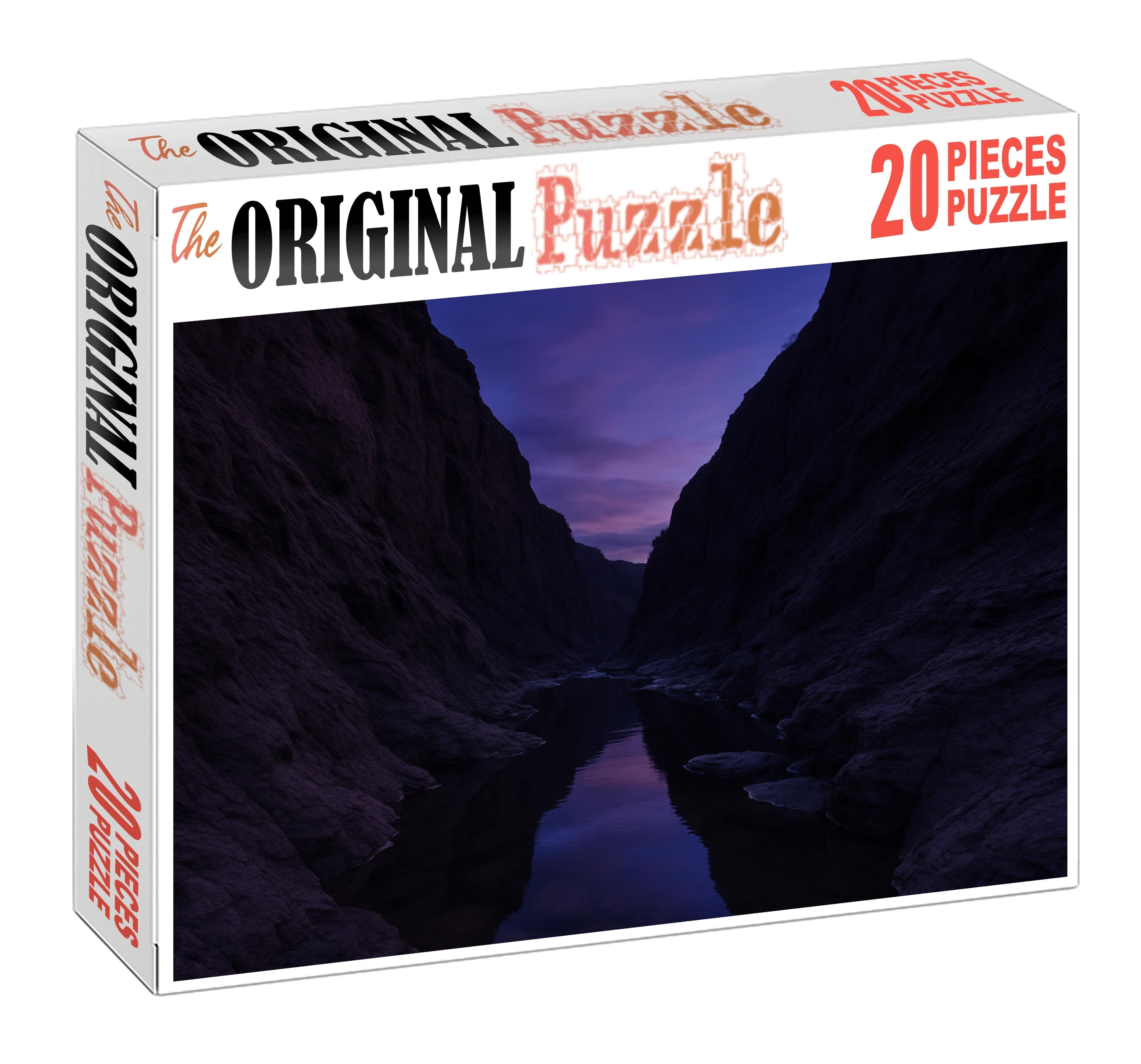 Twilight River Gorge 100 Piece Puzzle