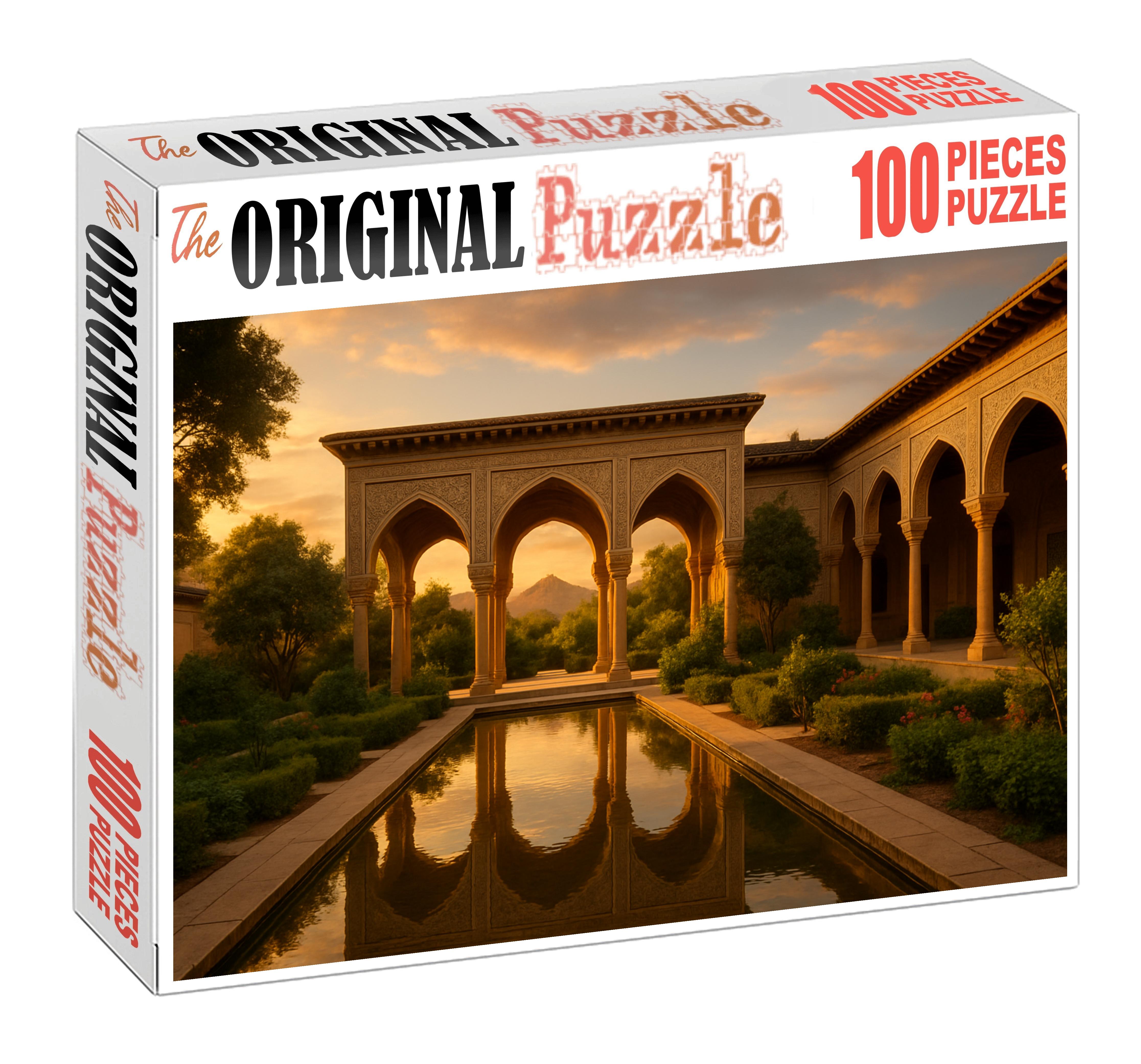 The Alhambra Granada Spain Recognized By 7280 Globally As A Masterpiece Of Islamic Architecture And Gardens Unique Puzzle Design