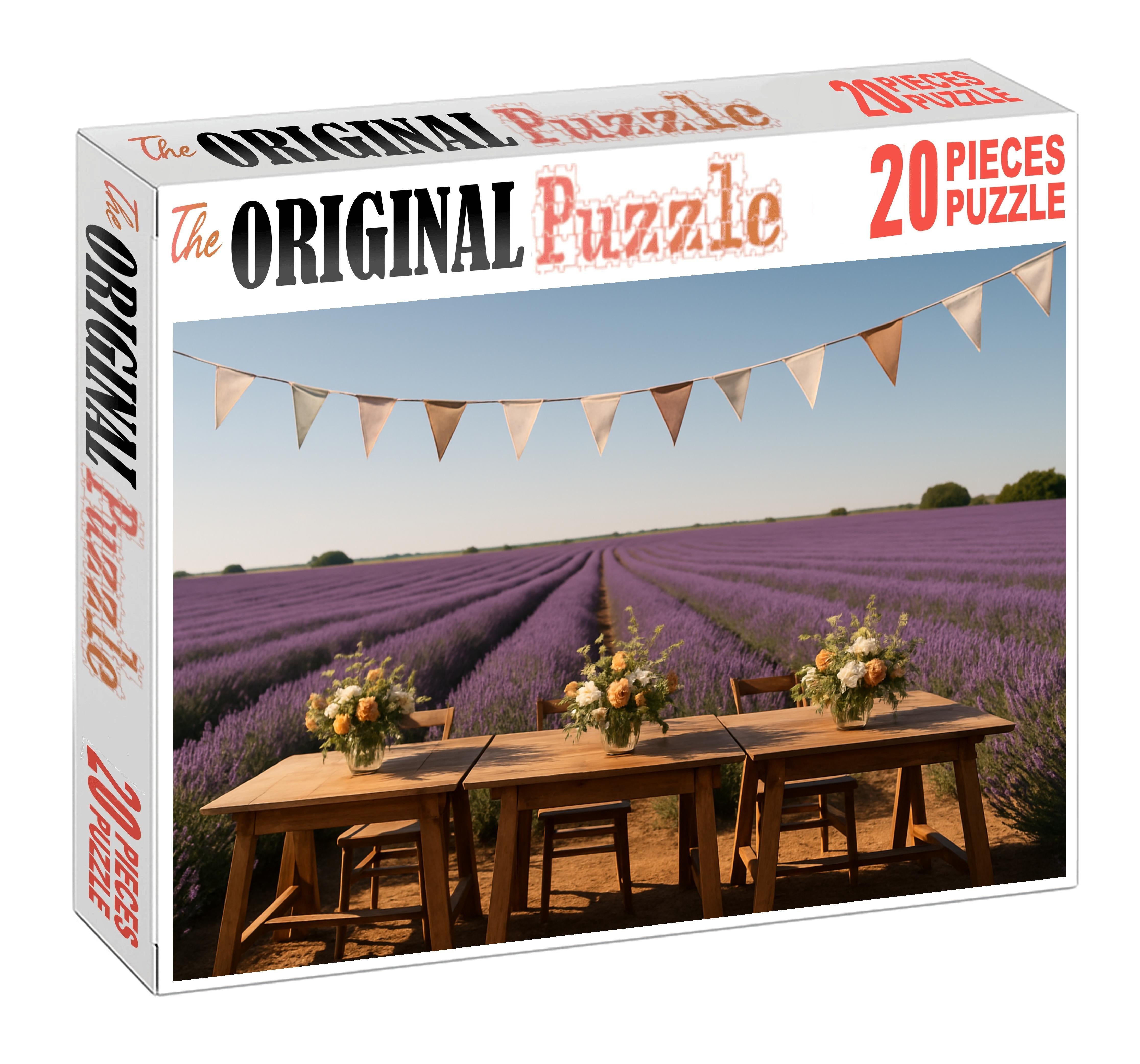 Lavender Field Celebration 1000 Piece Puzzle