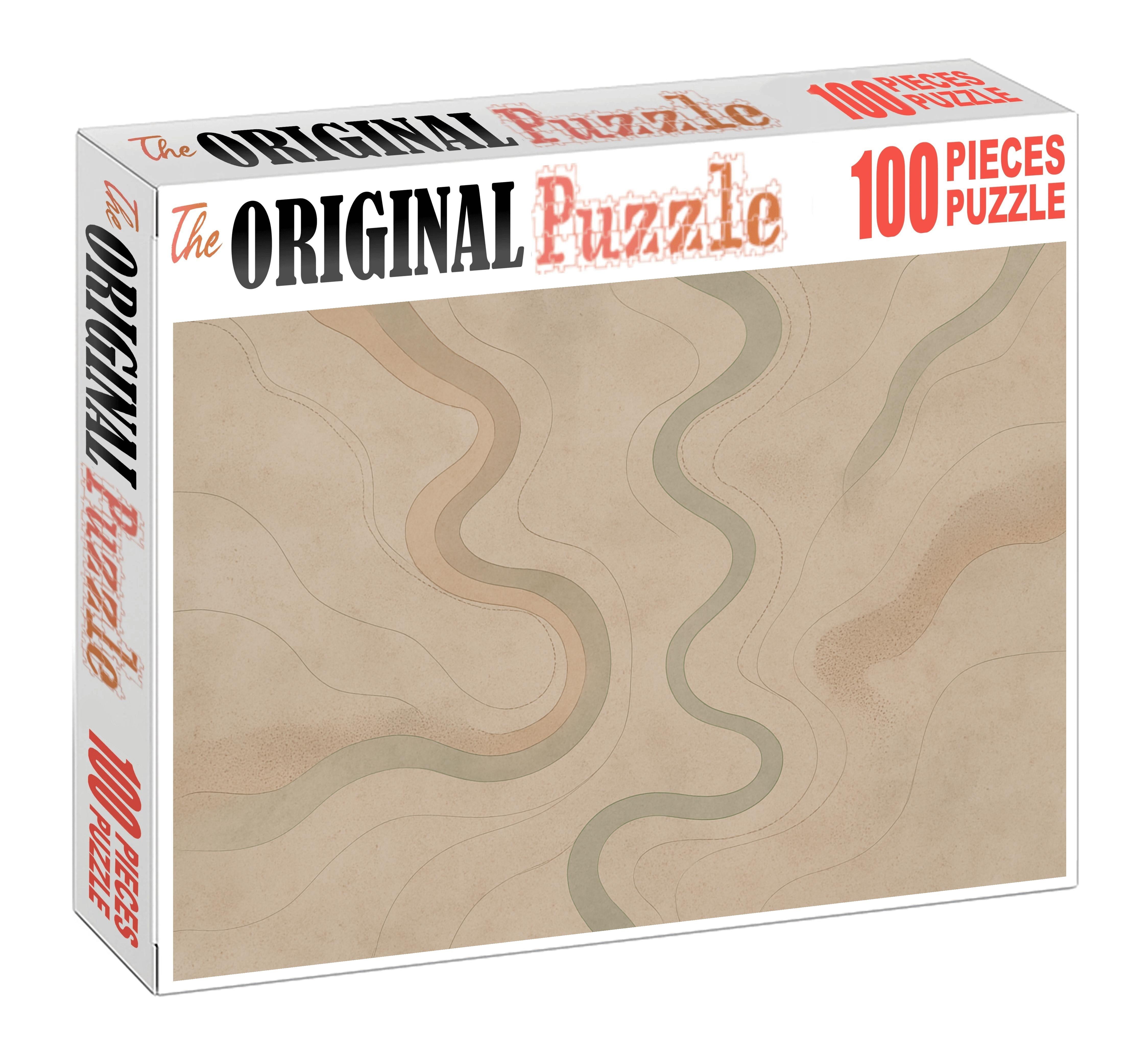Paleochannel Remnant Map 300 Piece Puzzle