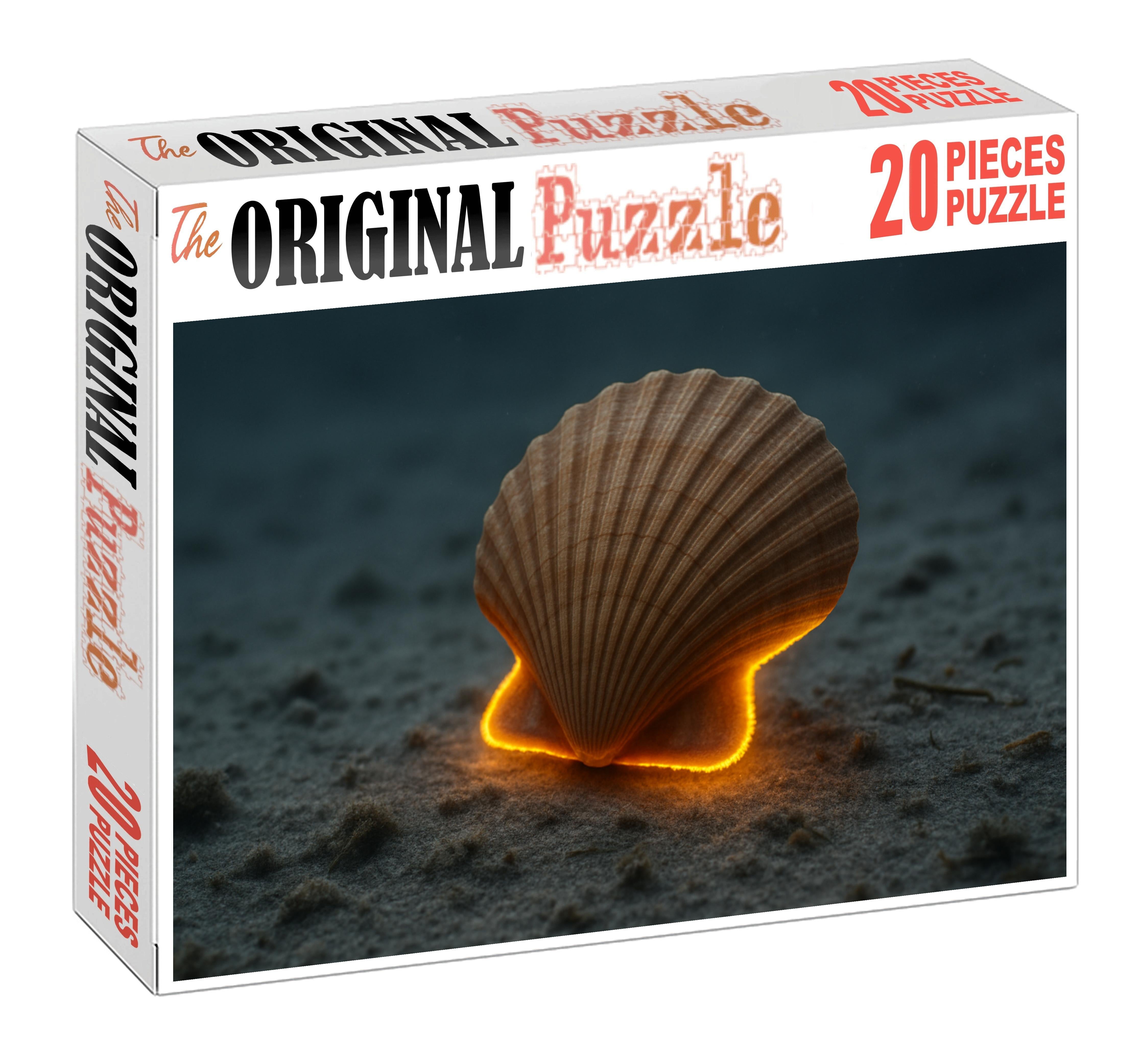 Golden-eyed Deep Scallop Filter-feeder With Bioluminescent Mantle Edge Puzzle Collection