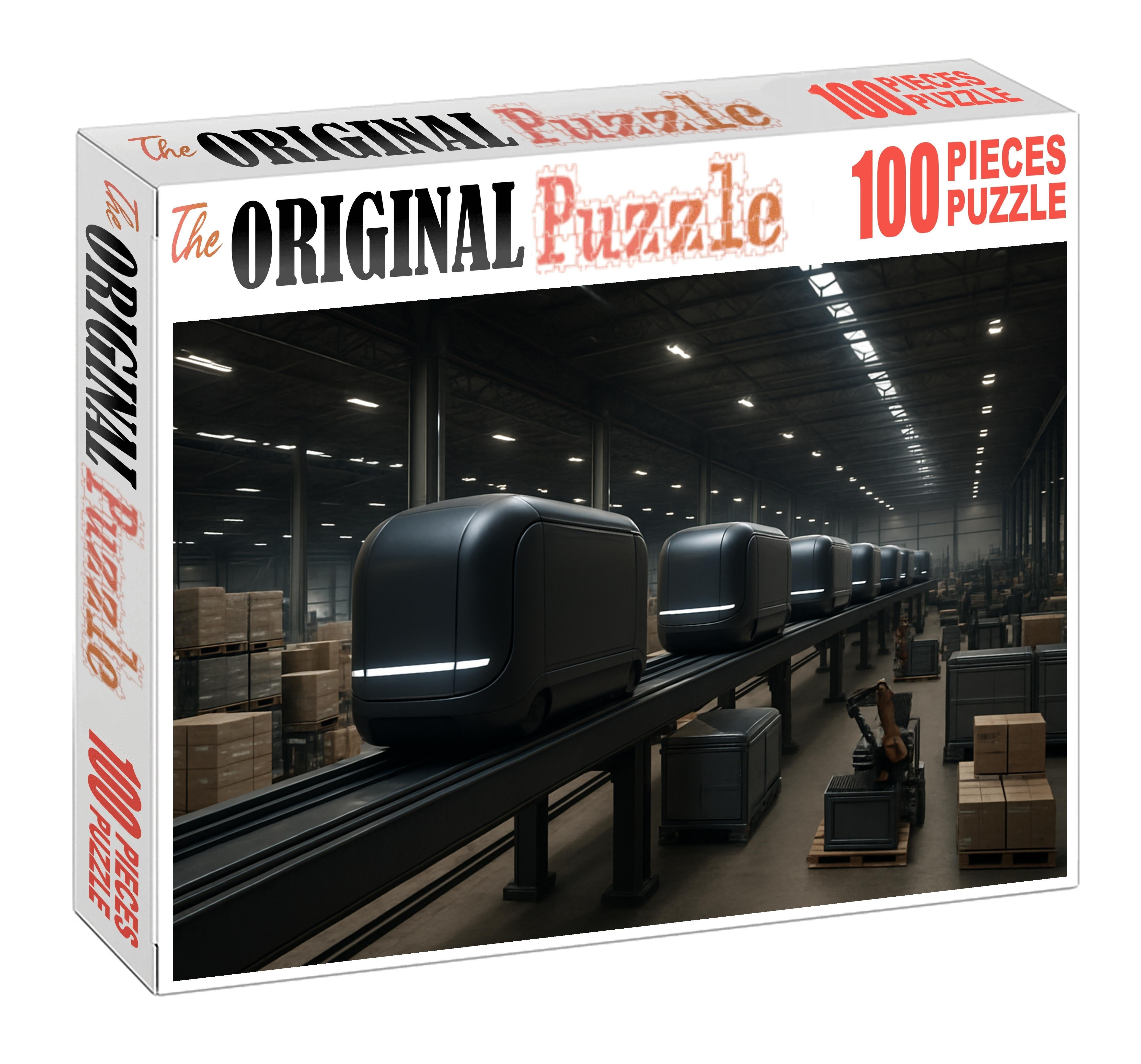 Magnetically Levitated Freight Conveyor 20 Piece Puzzle