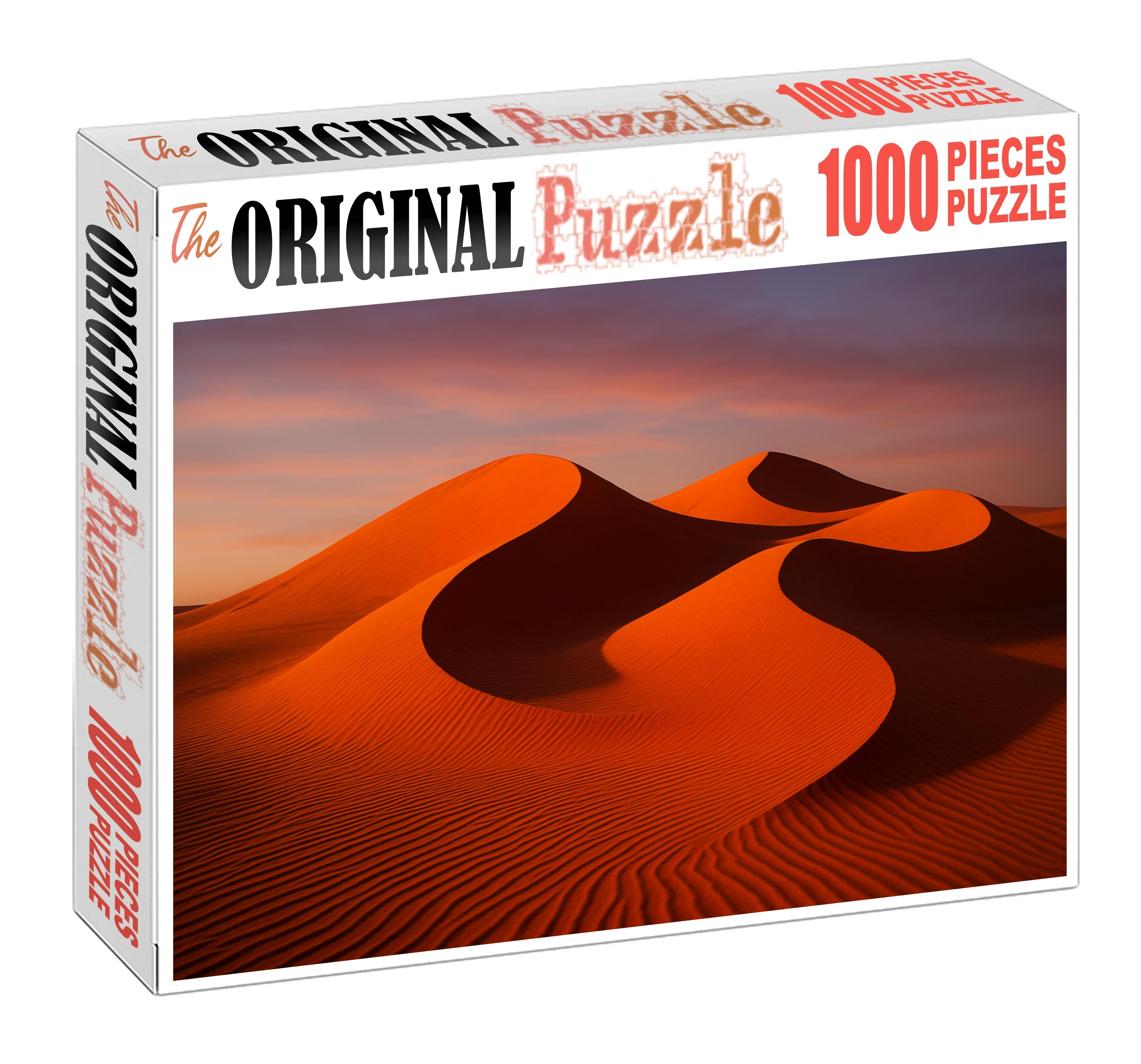 Dusky Orange Barchans Family Puzzles