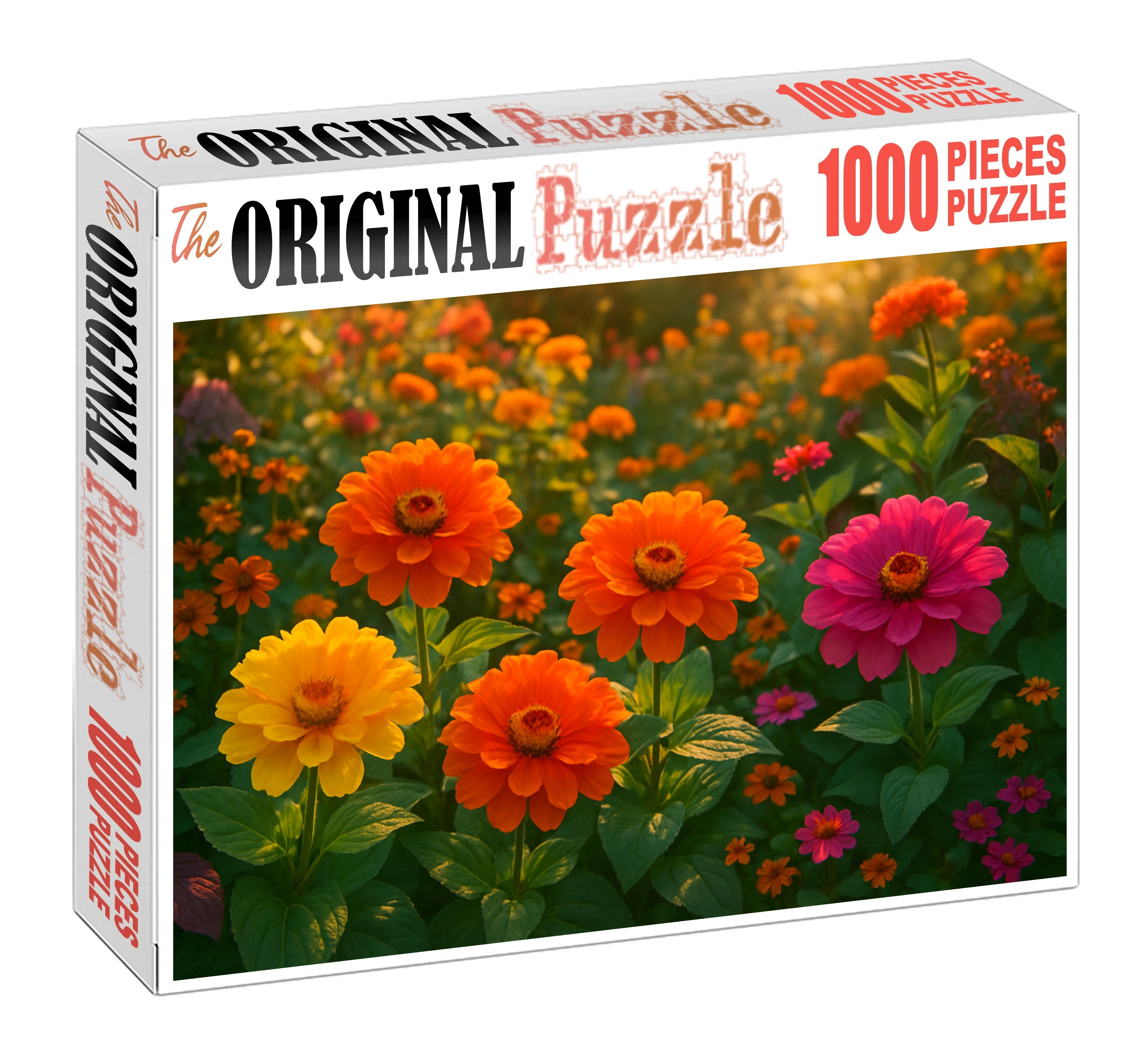 Tropical Sunset Garden Bed Family Puzzles