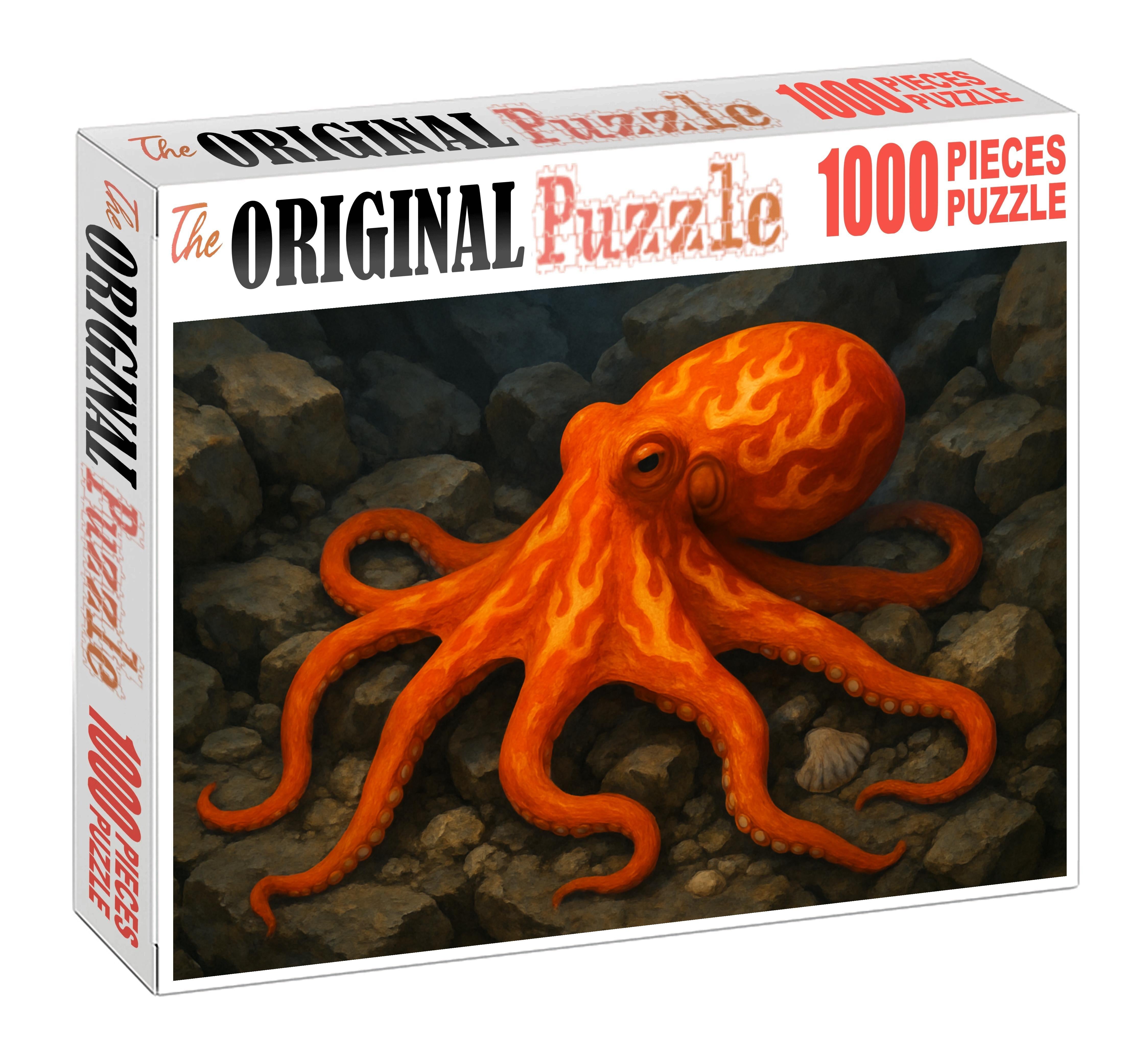 Flameback Lantern Octopus Illuminated Shallow Dweller Easy Puzzles