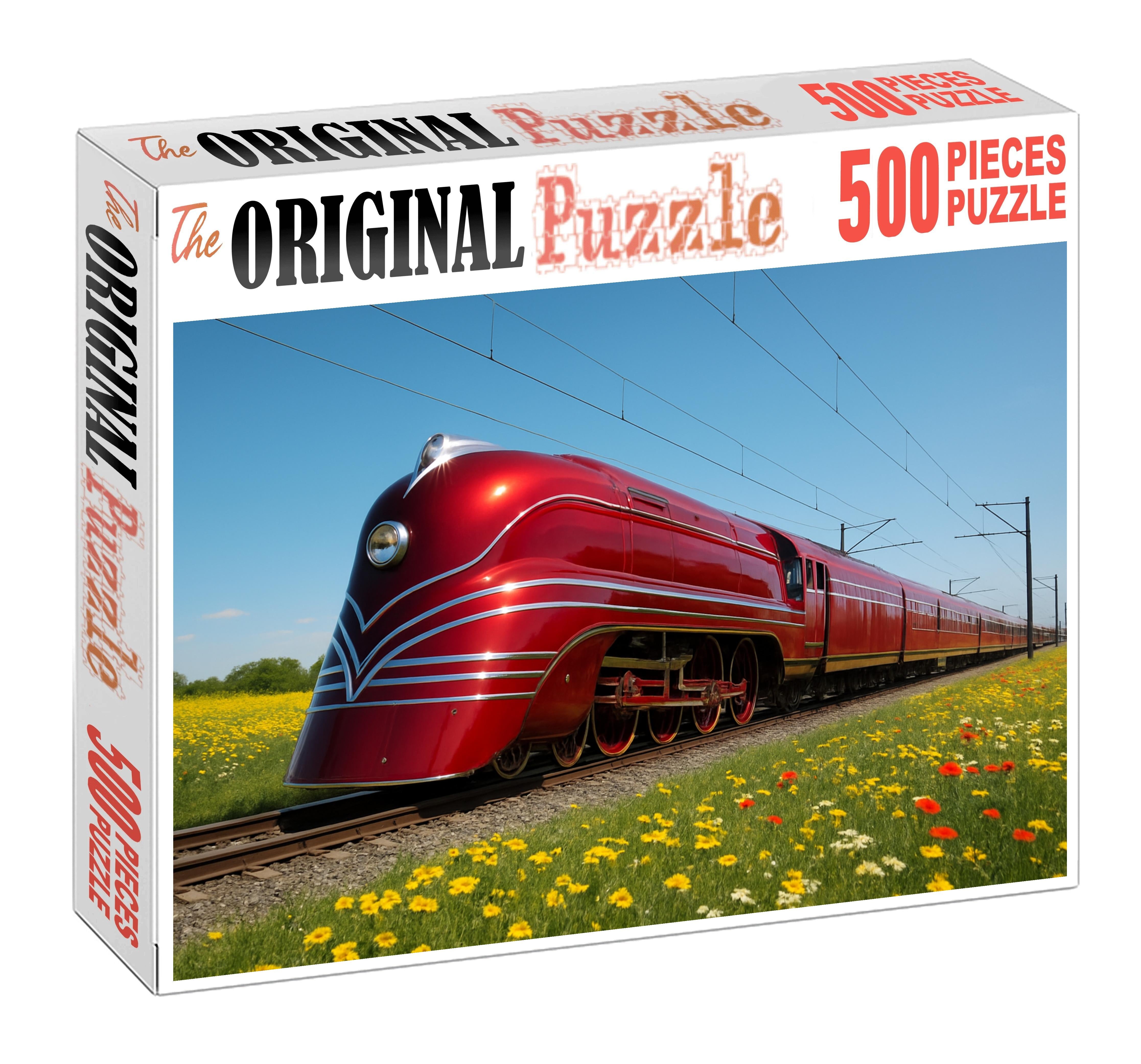 Crimson Cascade Streamliner 300 Piece Puzzle
