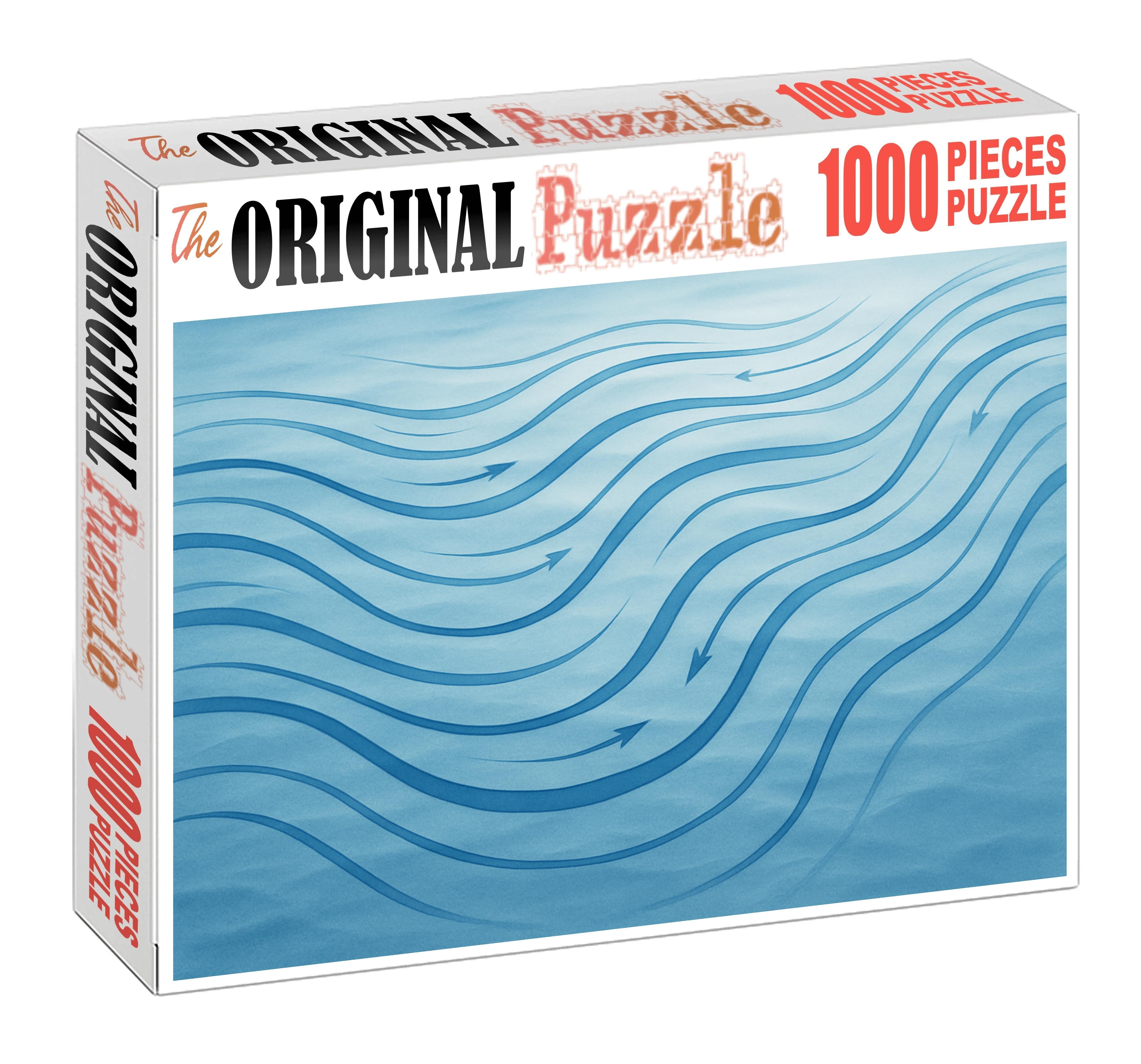 Ocean Current Streamline Visualization 300 Piece Puzzle