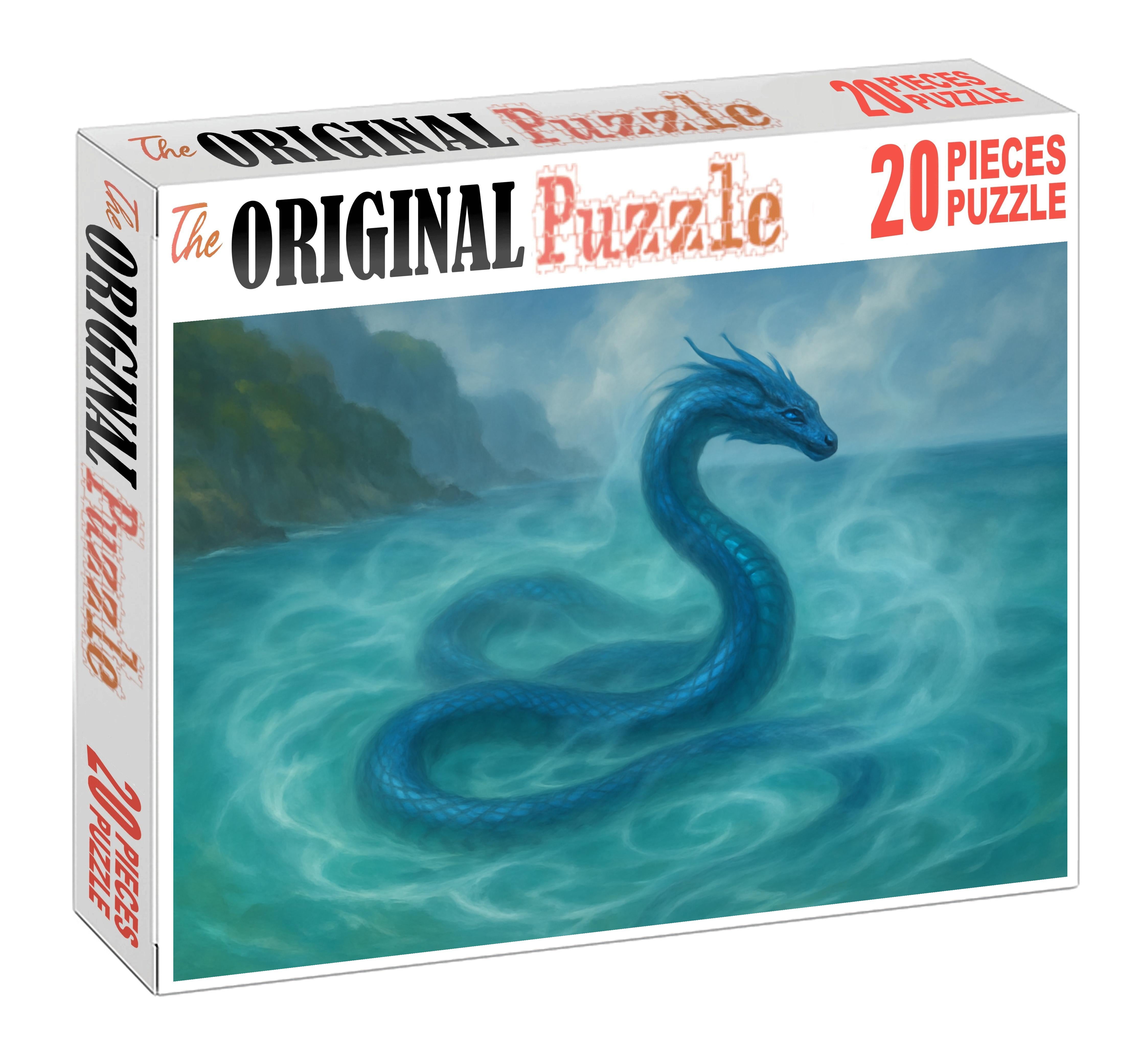 Azure Mirage Serpent Premium Puzzle Pieces