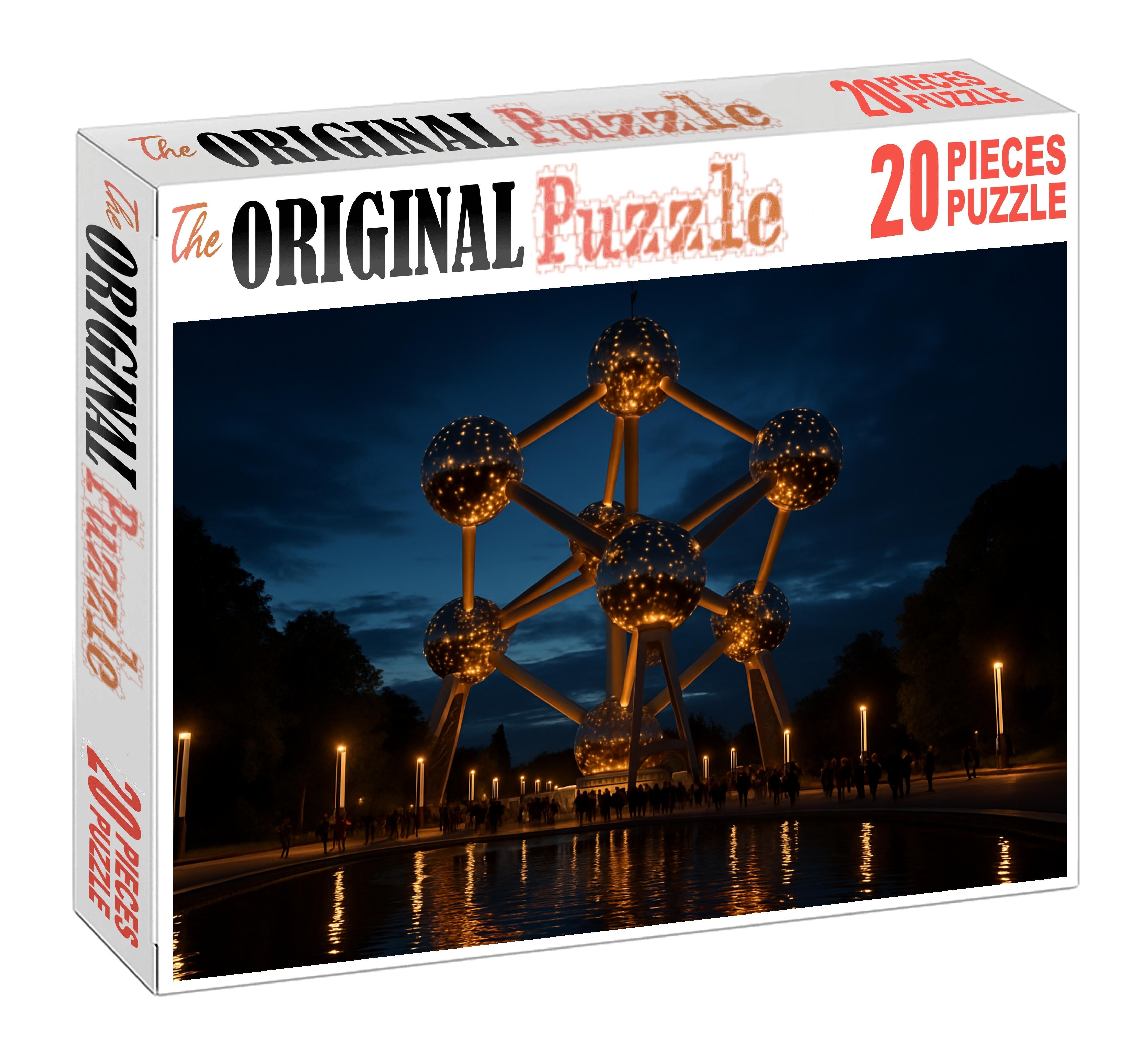 The Atomium Brussels Belgium - Recognized By 6214 Worldwide As A Futuristic Symbol Of Science And Progress Easy Puzzles