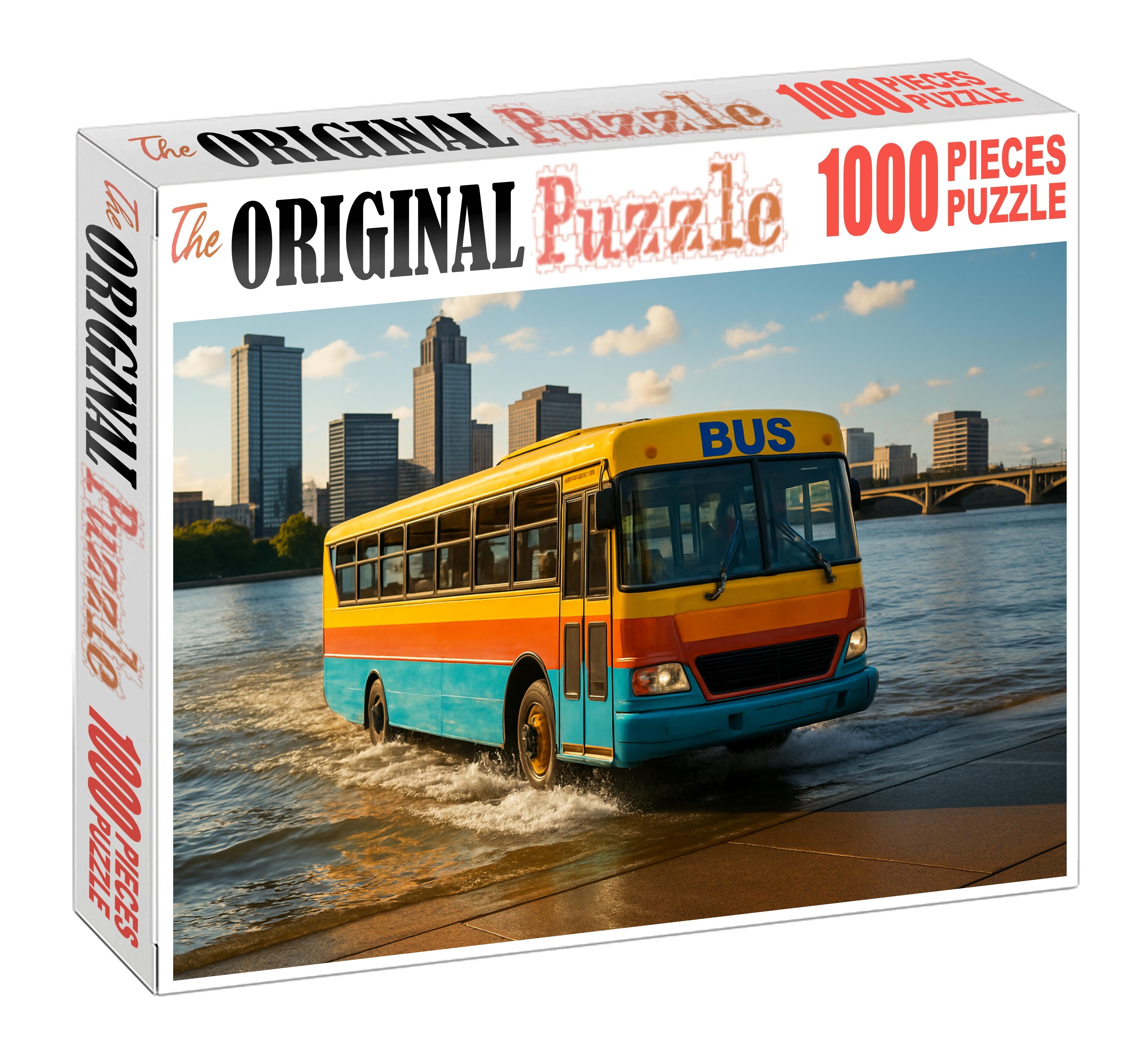 Amphibious Electric Bus 300 Piece Puzzle