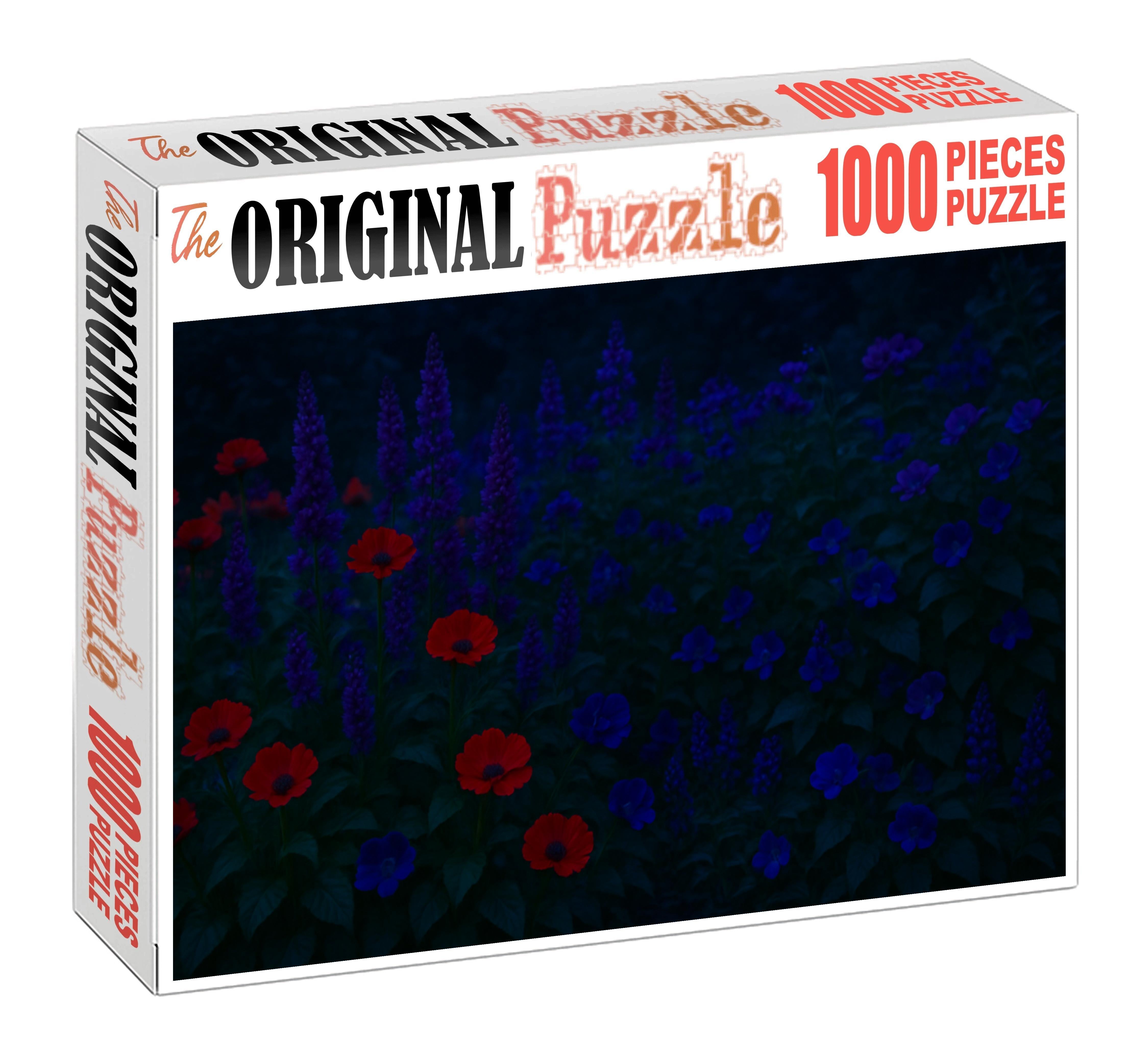 Crimson Twilight Border Puzzle For Adults
