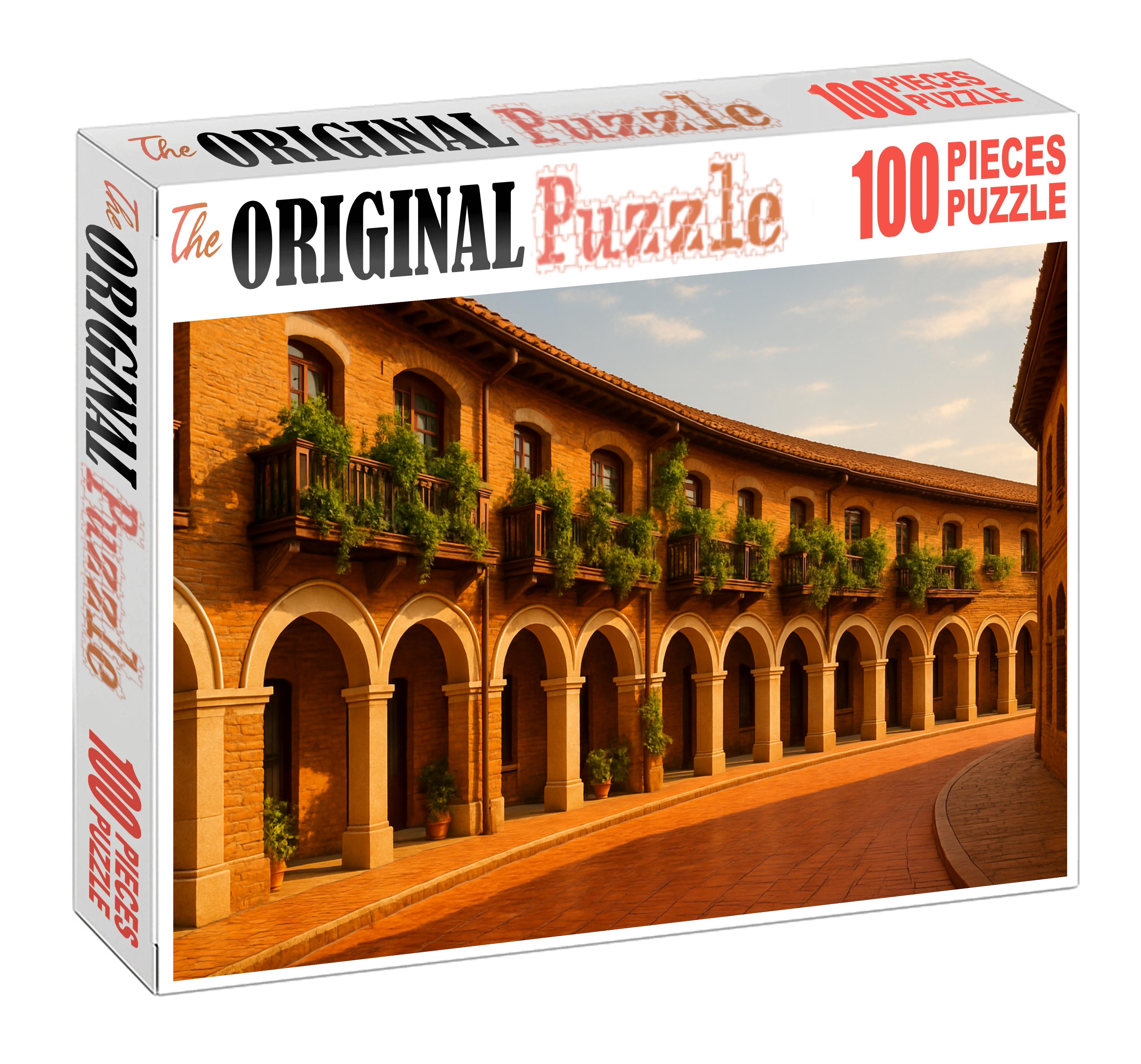 Amber Brick Crescent 100 Piece Puzzle