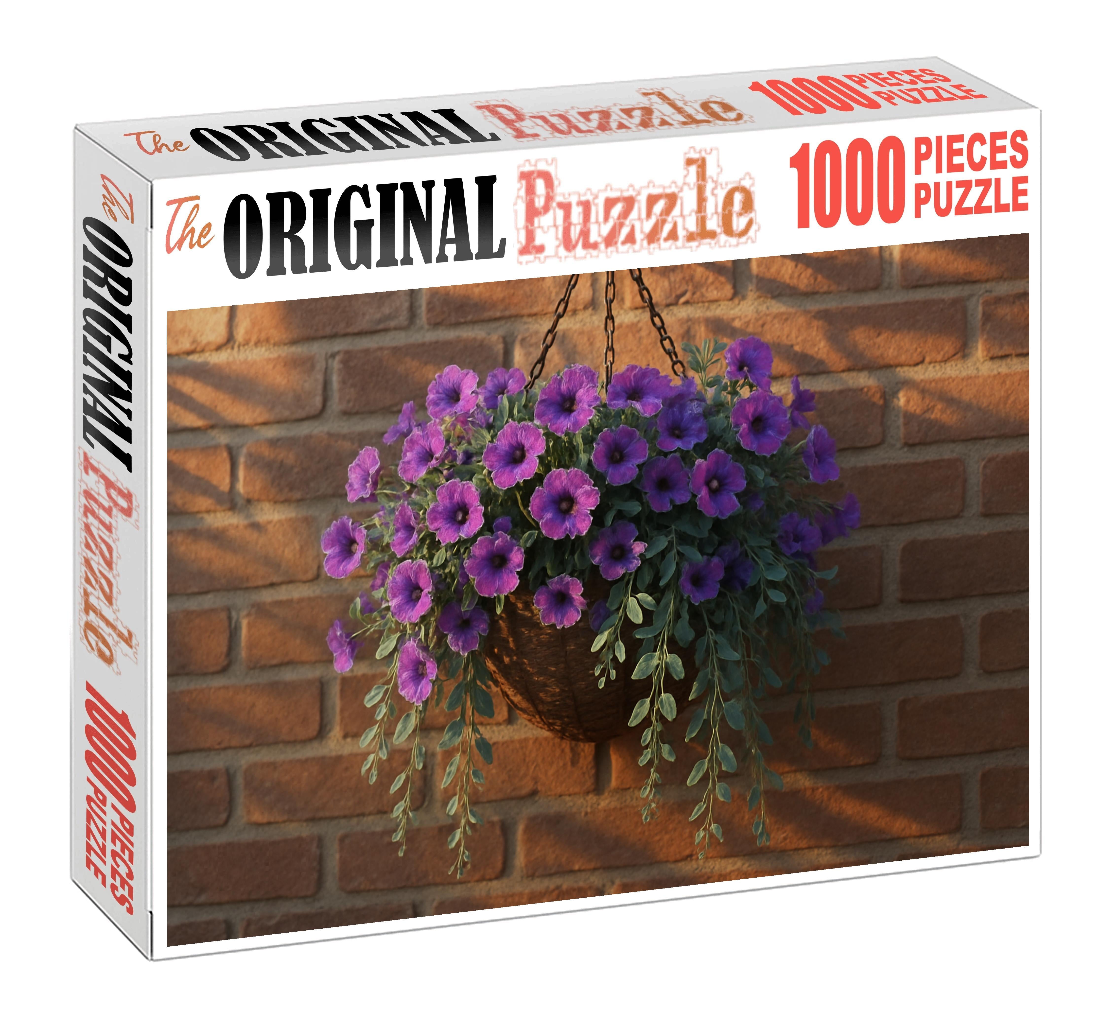 Lavender Mist Hanging Basket 200 Piece Puzzle