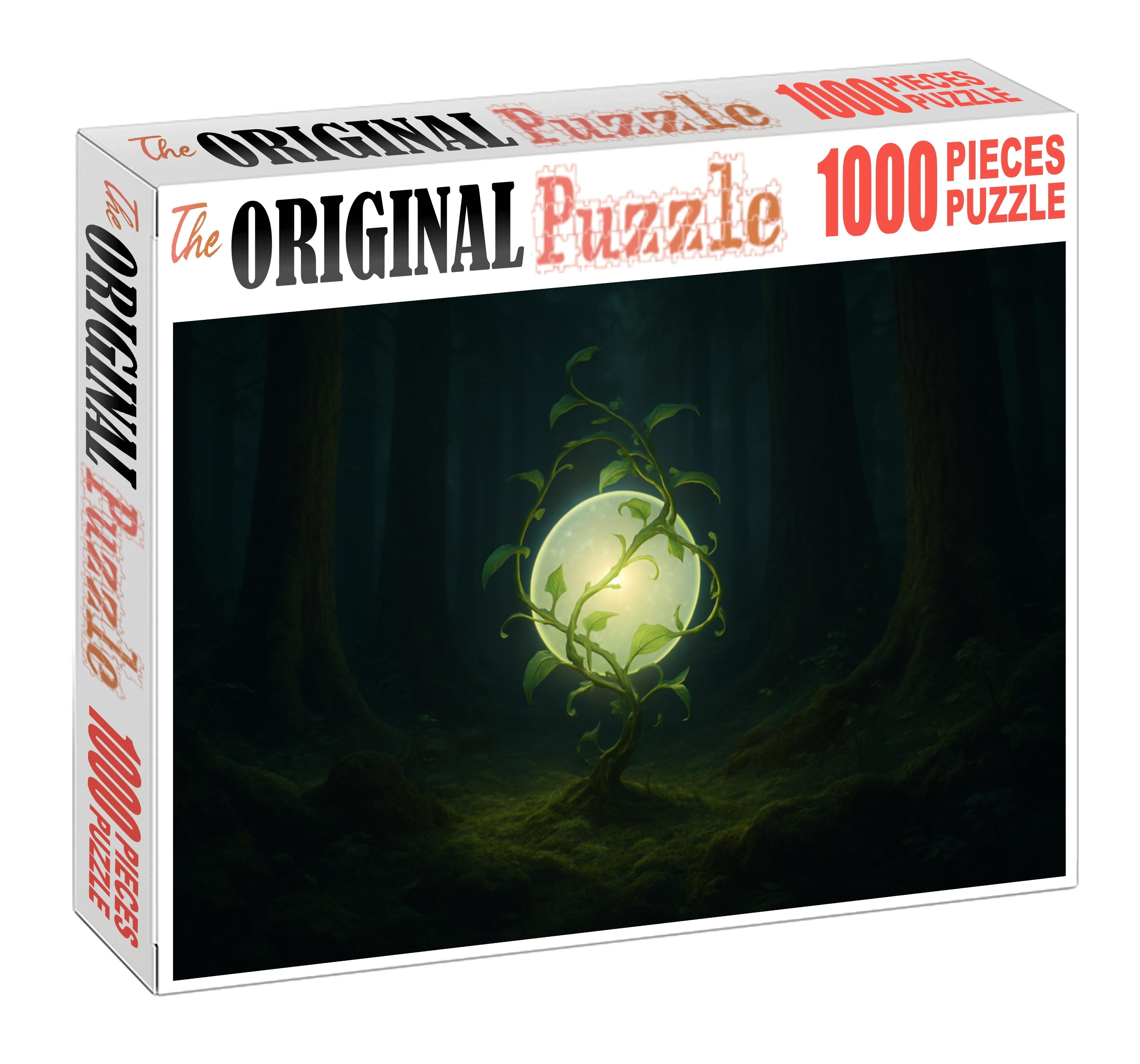 Verdant Hollow Wisp Premium Puzzle Pieces