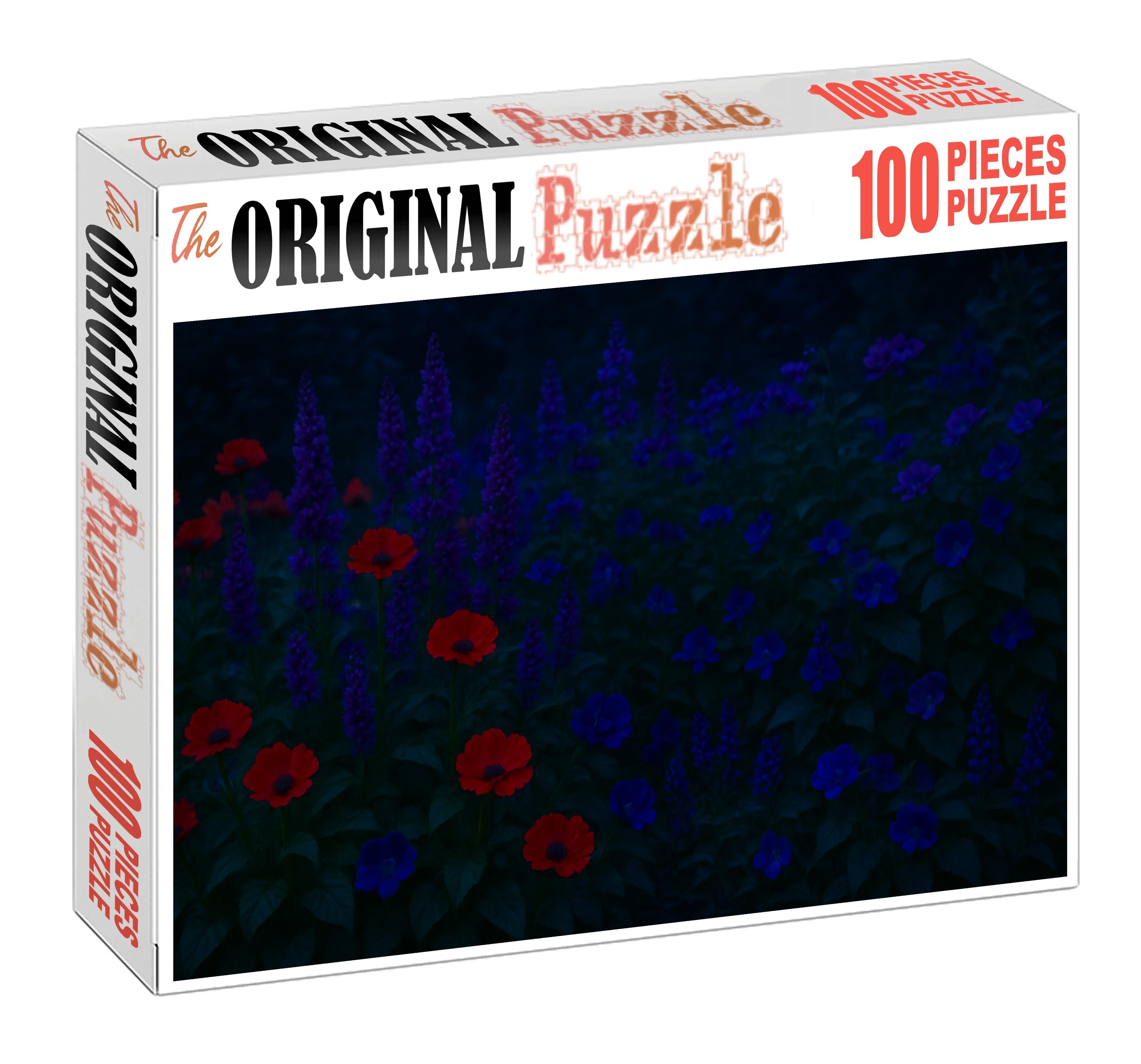 Crimson Twilight Border Puzzle For Adults