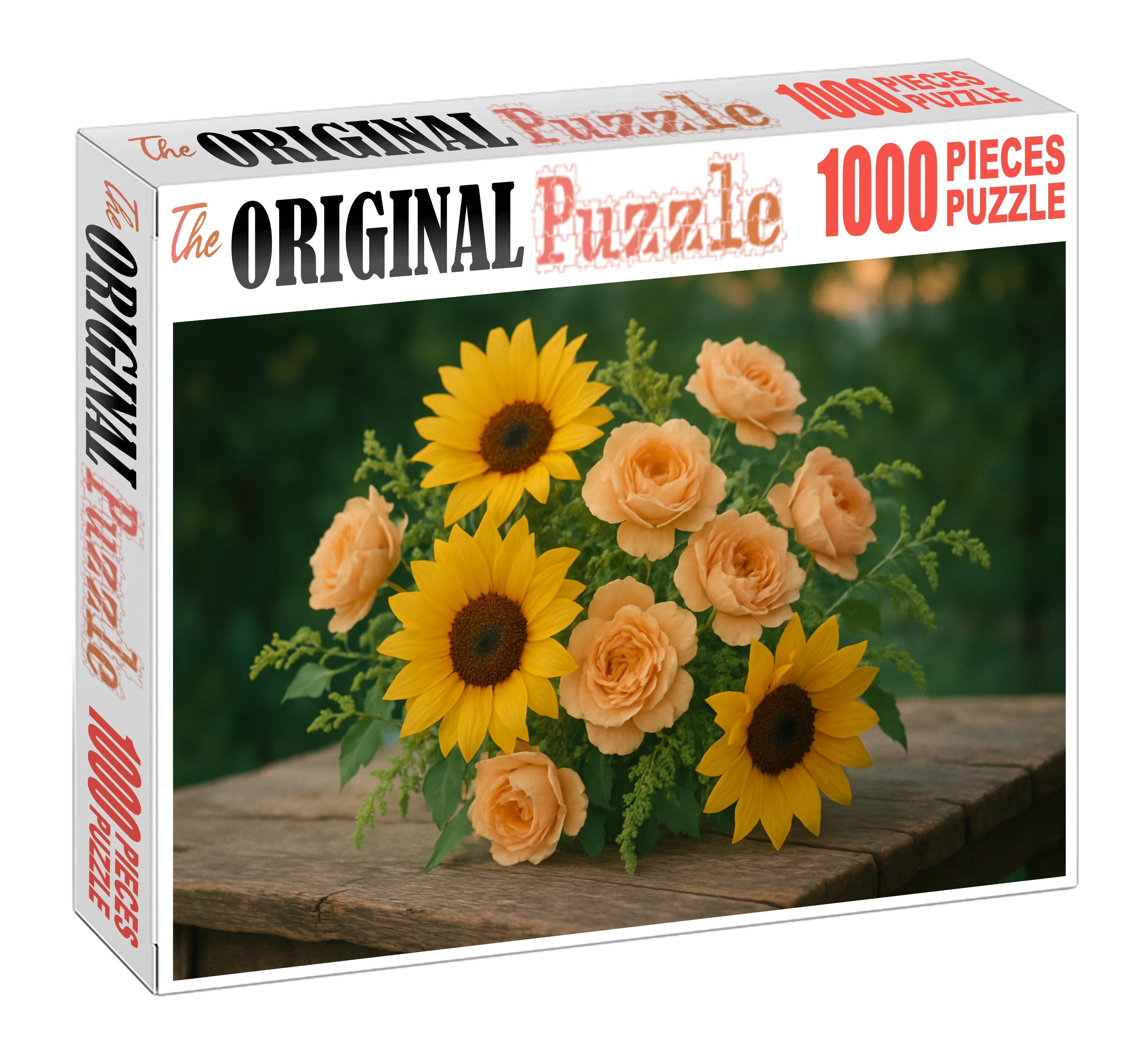 Sunset Harmony Bouquet 200 Piece Puzzle