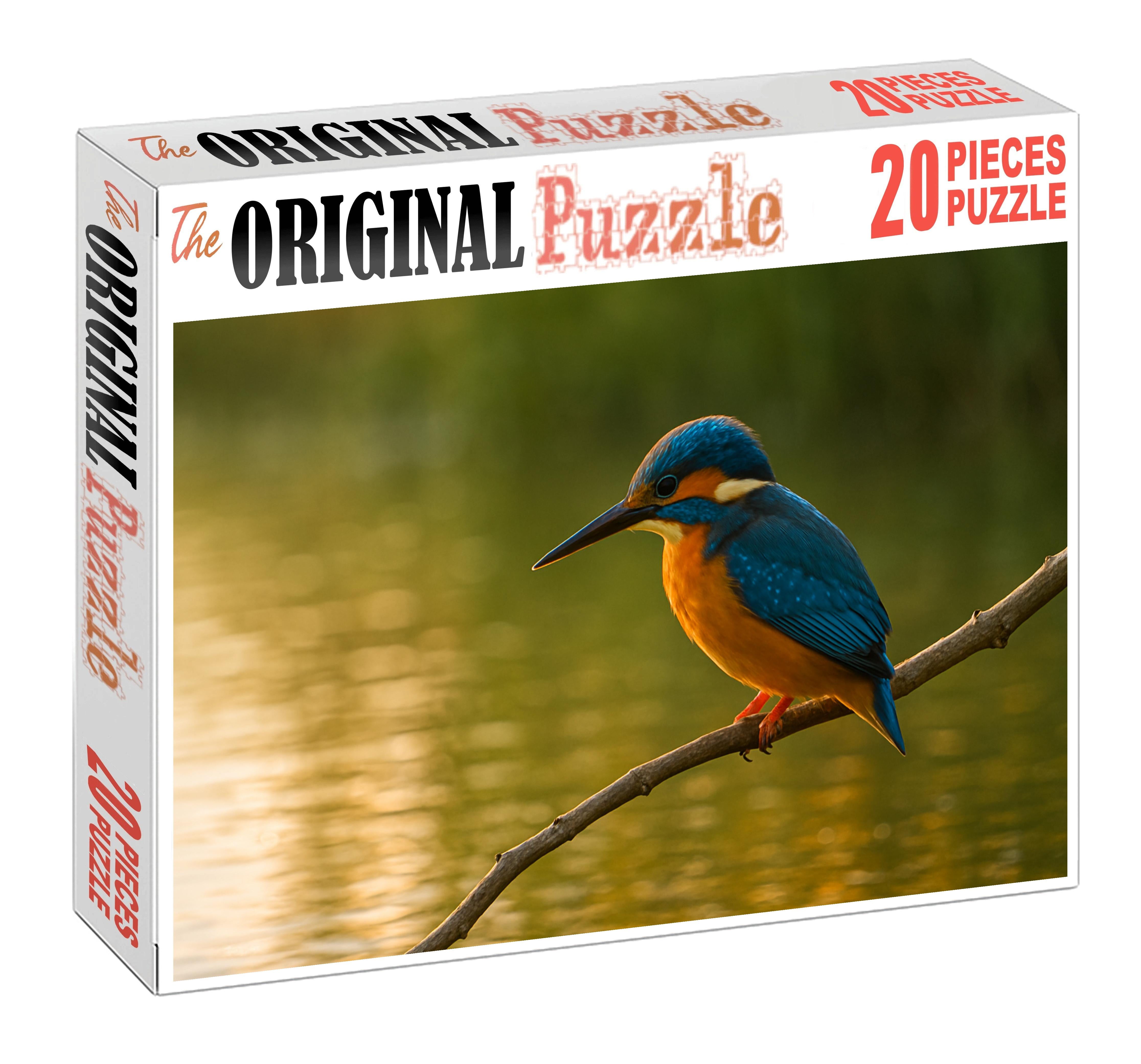Azure Kingfisher Jewel Of Quiet Waterways 50 Piece Puzzle