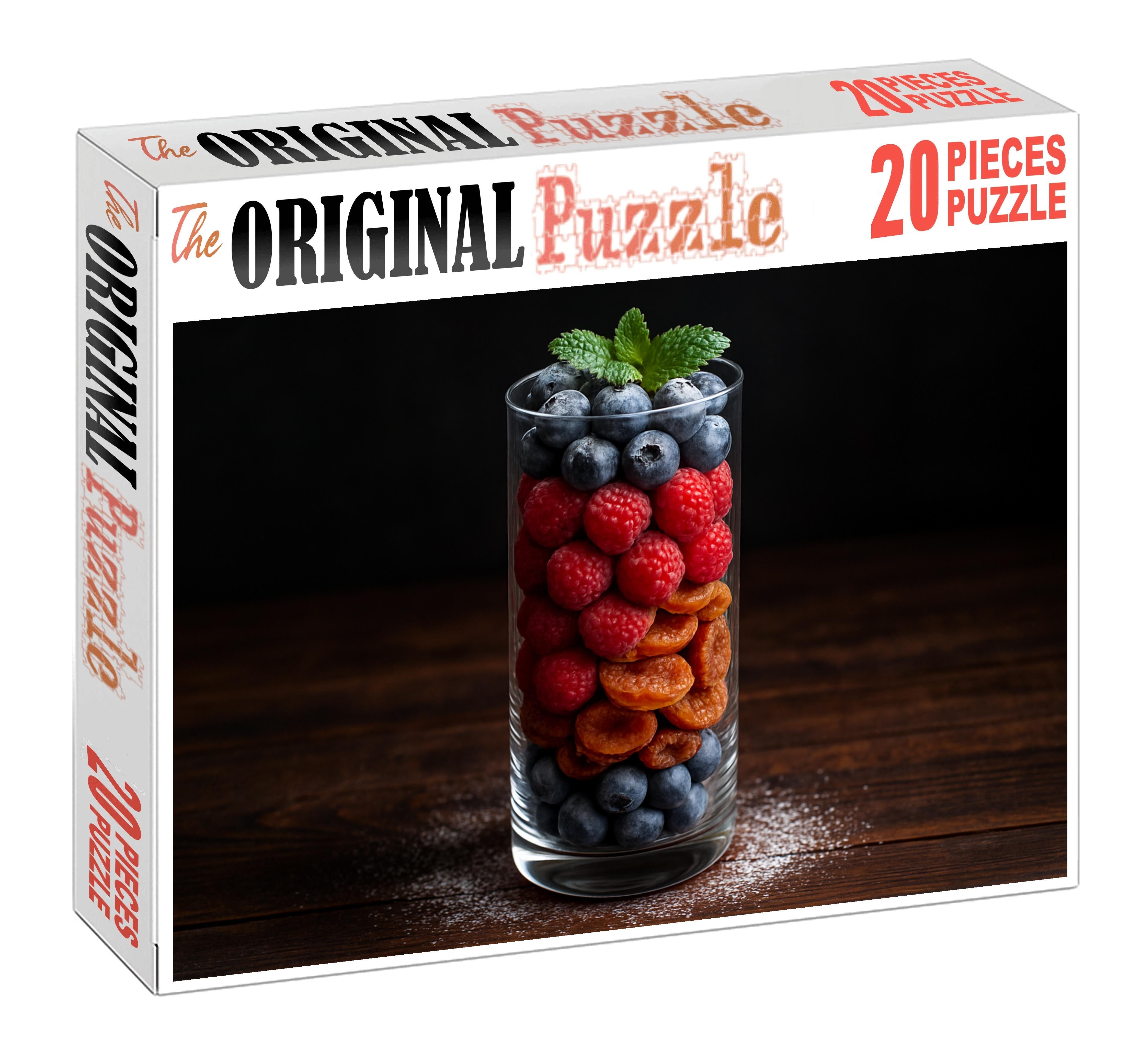 Berry Cascade Tower Layered Fresh And Dried Berry Fusion Puzzle Challenge