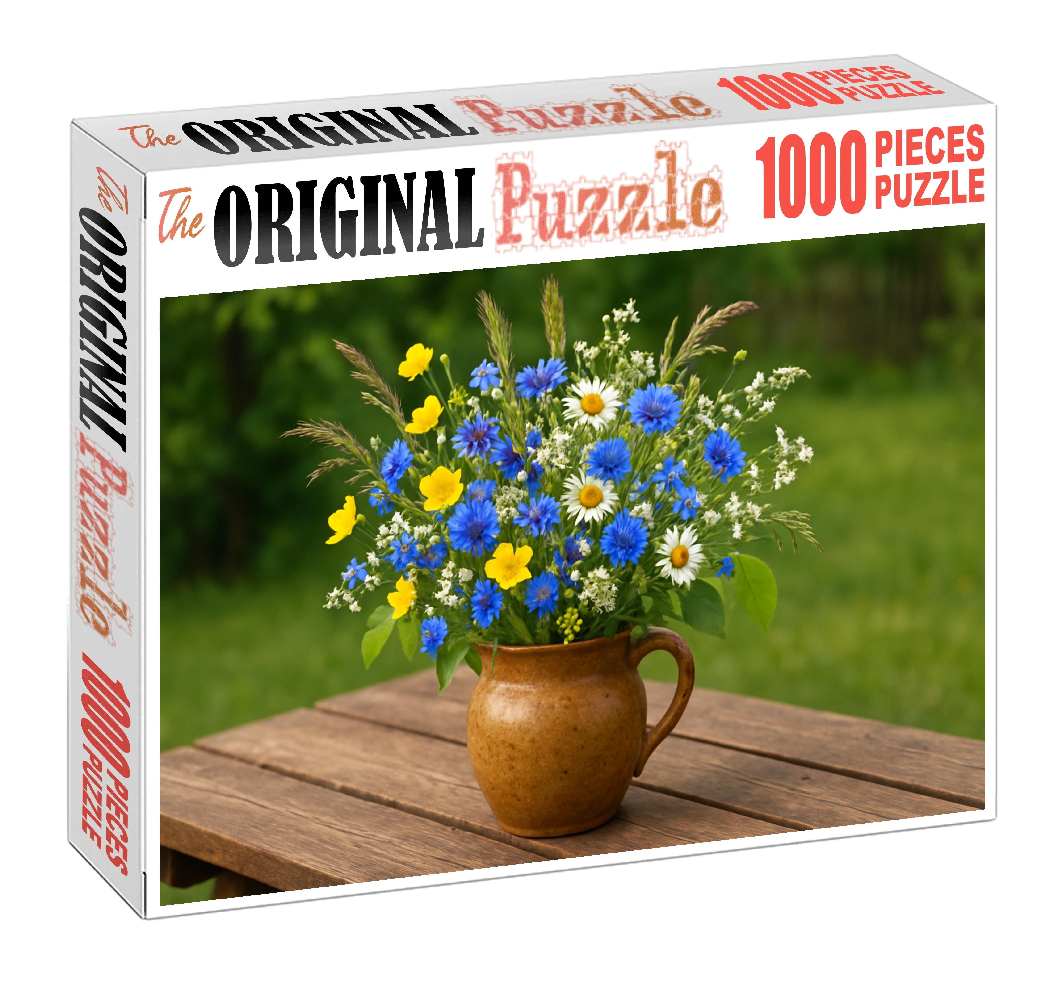 Fresh Meadow Mix In Ceramic Container Puzzle Challenge