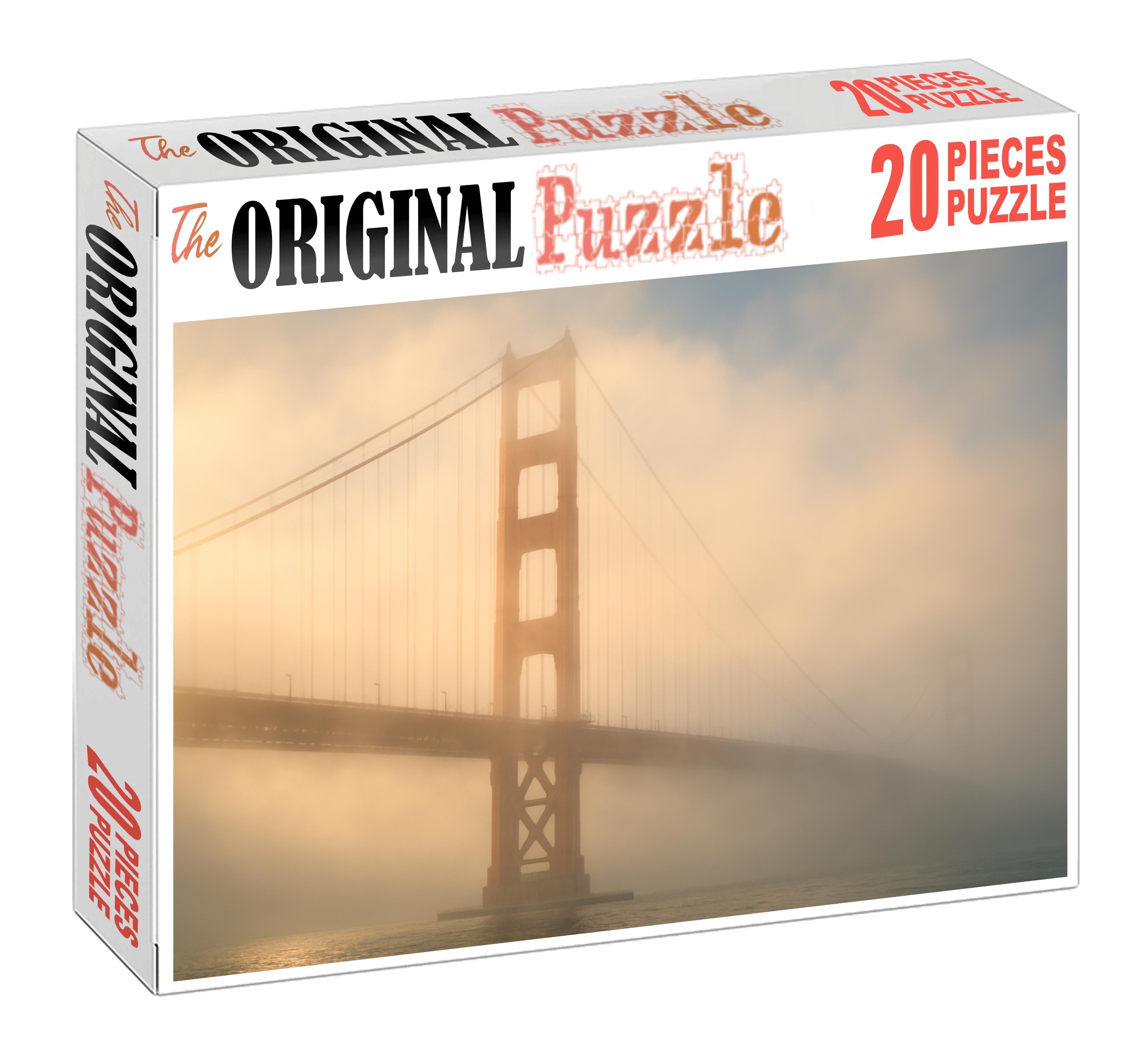 Golden Gate Bridge San Francisco Usa  Recognized By 8845 Globally As An Engineering And Cultural Icon Puzzle Challenge