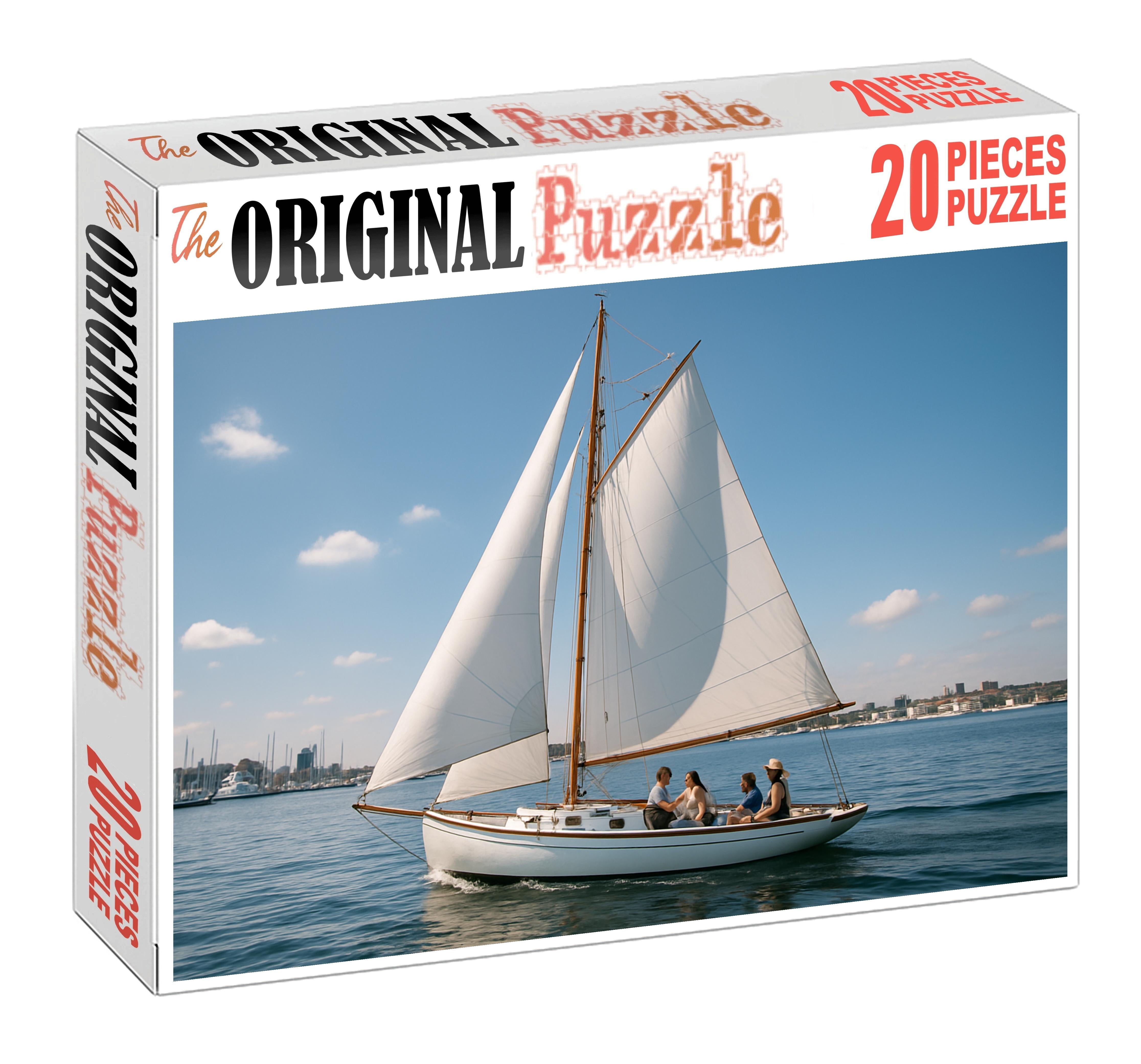 Wind-powered Sailing Taxi Puzzle For Kids