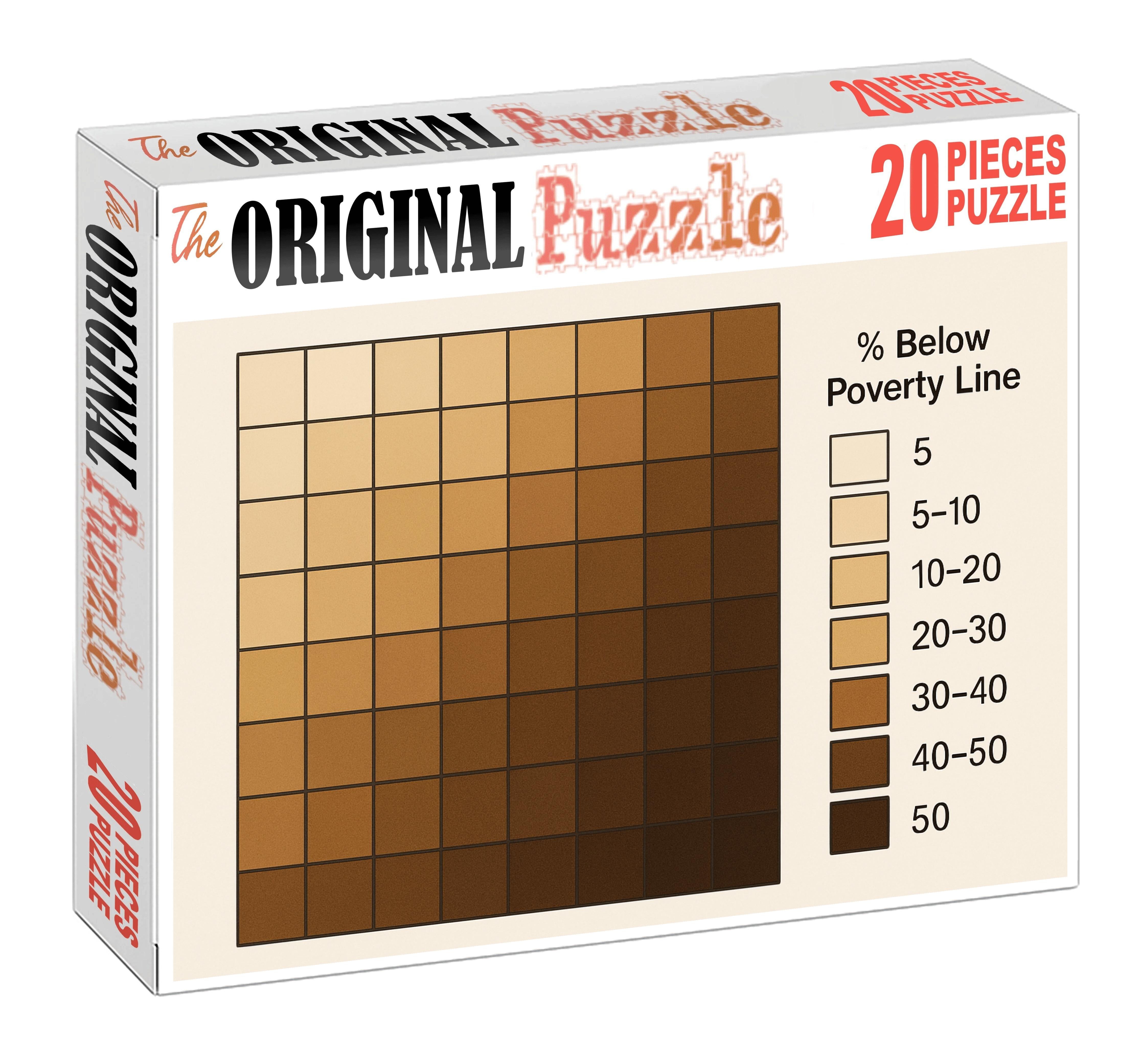 Socioeconomic Choropleth Matrix Challenging Puzzles