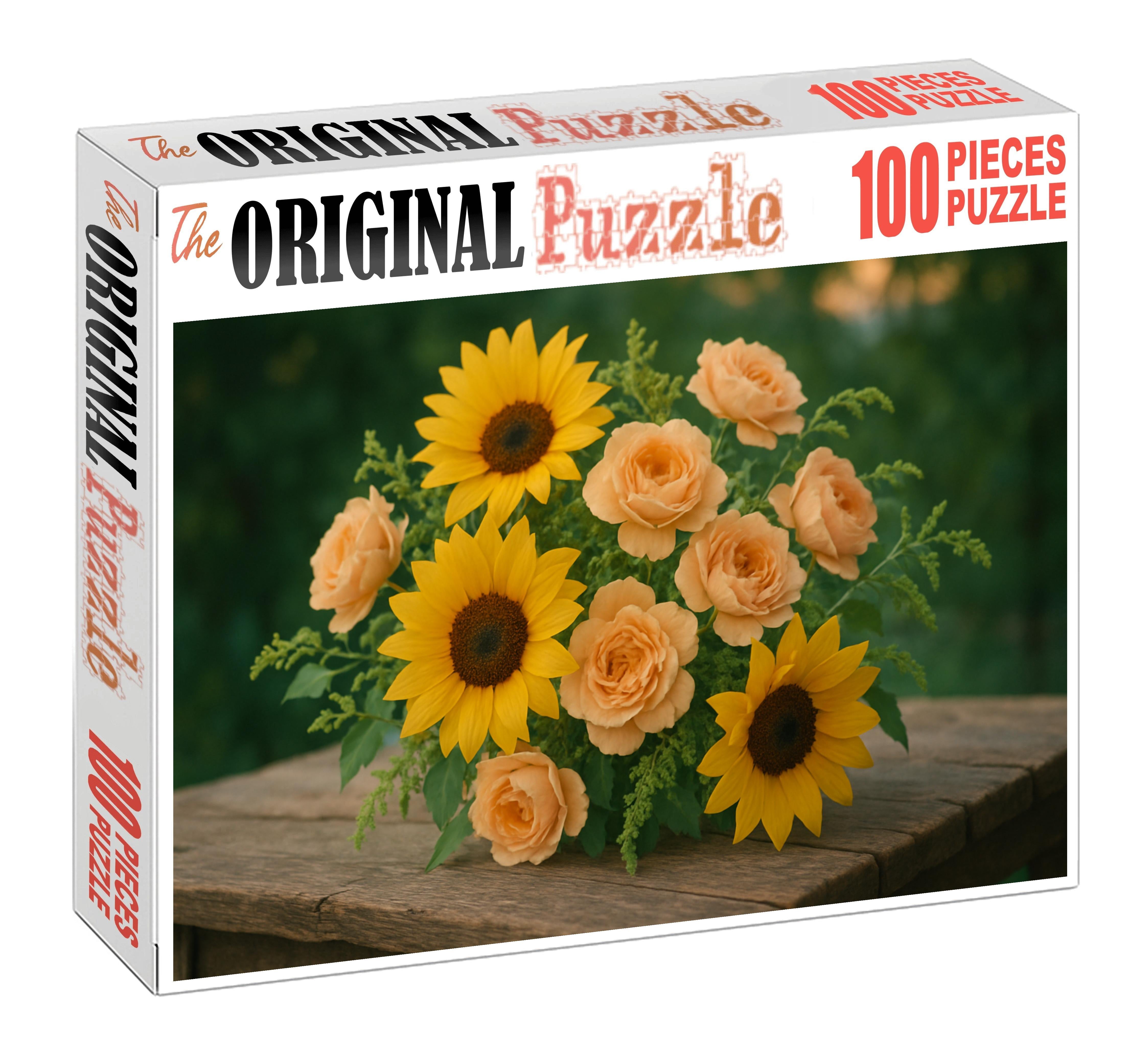 Sunset Harmony Bouquet 200 Piece Puzzle