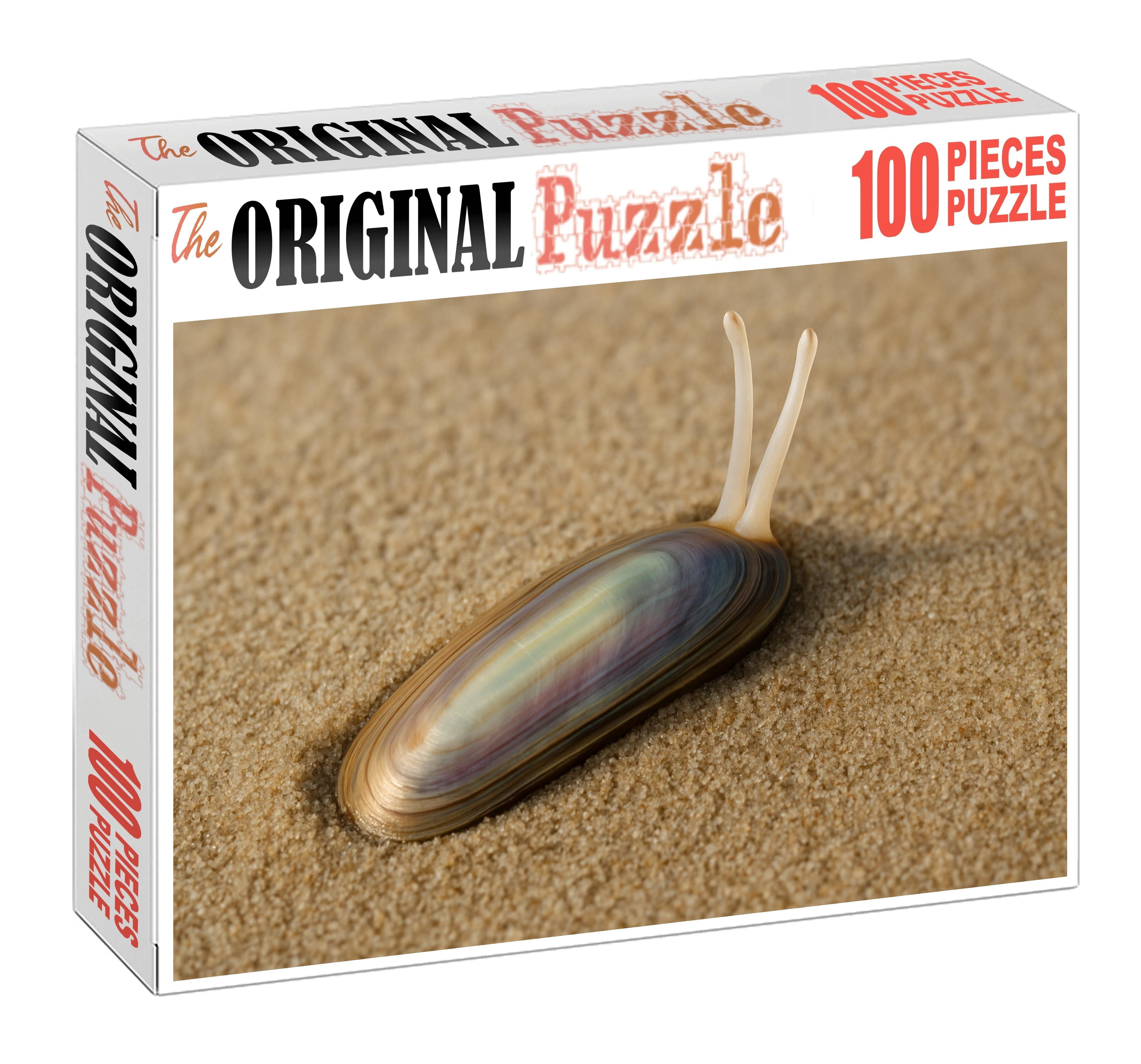 Celestial Razorclam Bivalve With Iridescent Shell And Rapid Burrowing 200 Piece Puzzle