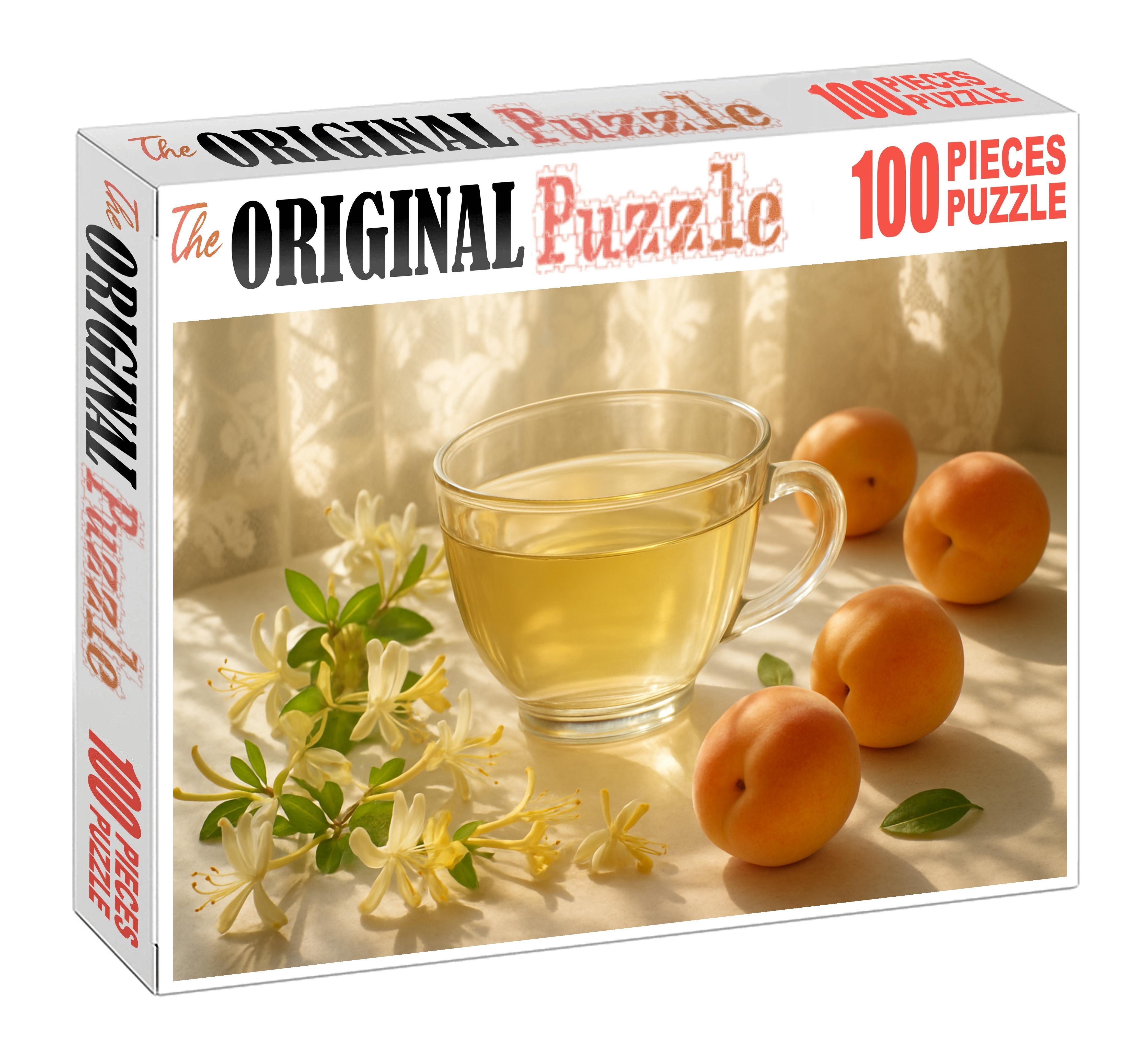 Luminous Garden Delicate White Tea With Apricot And Honeysuckle 200 Piece Puzzle