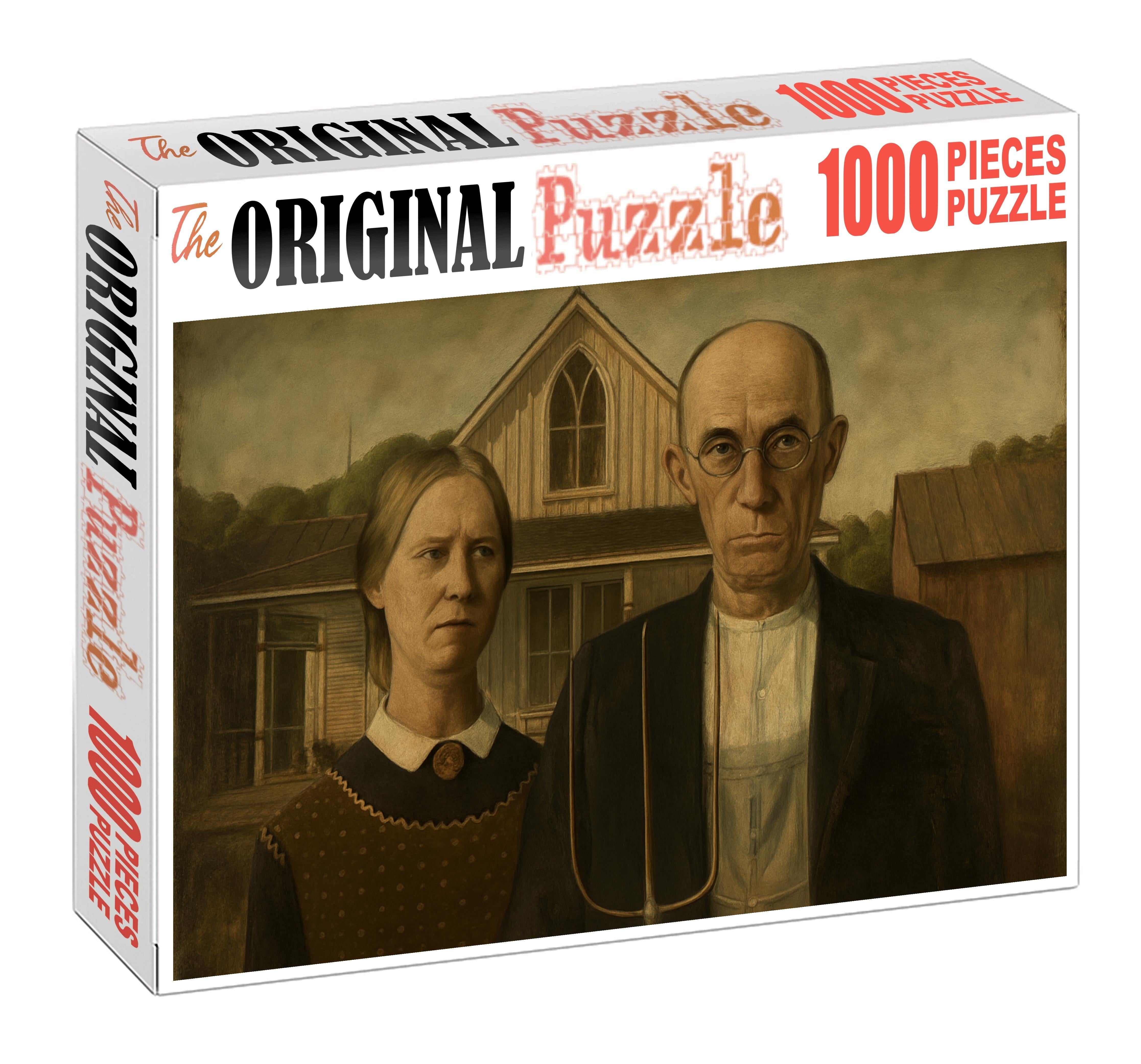 American Gothic Premium Puzzle Pieces