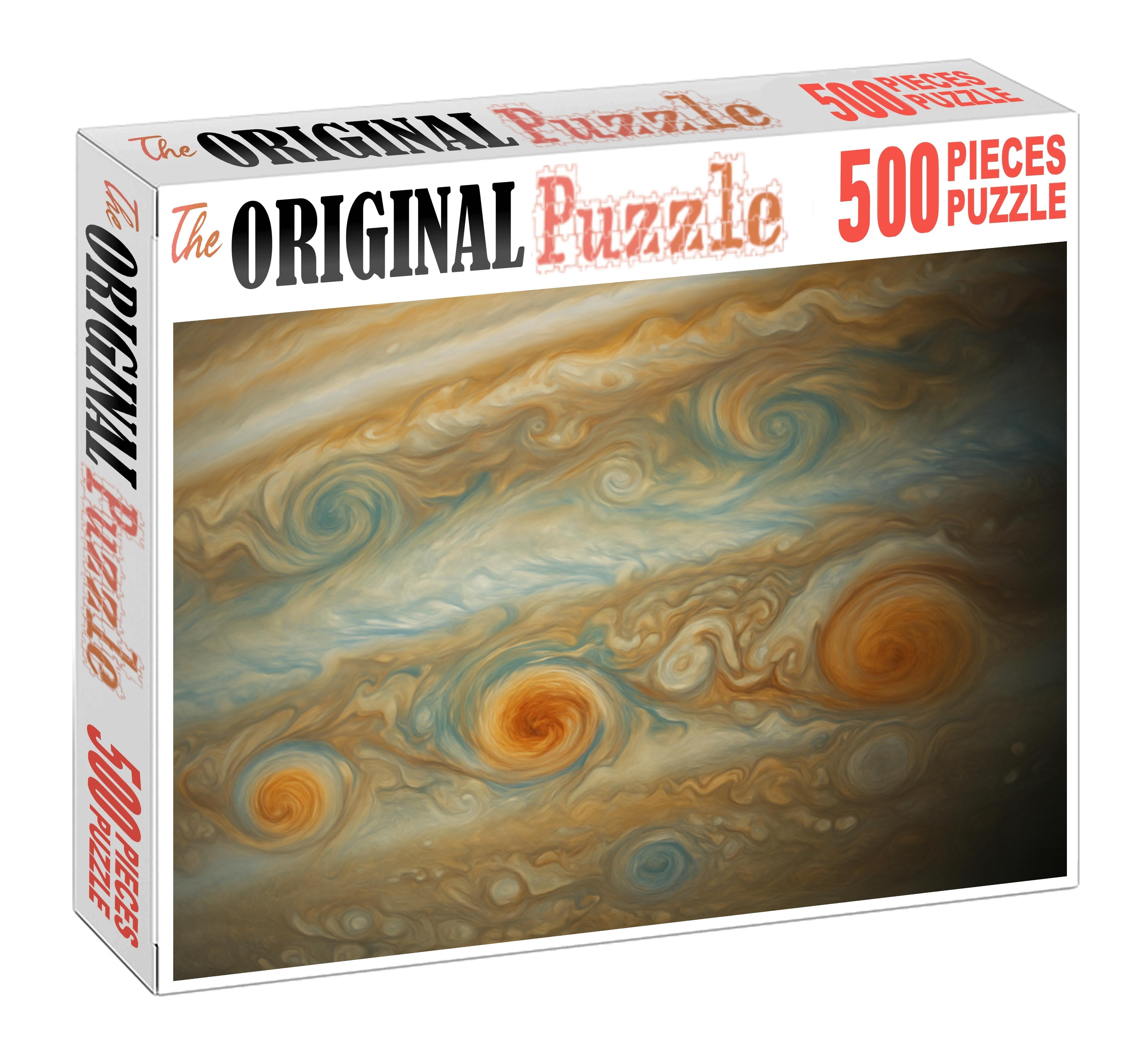 Whirling Gas Giant Cyclones 1000 Piece Puzzle