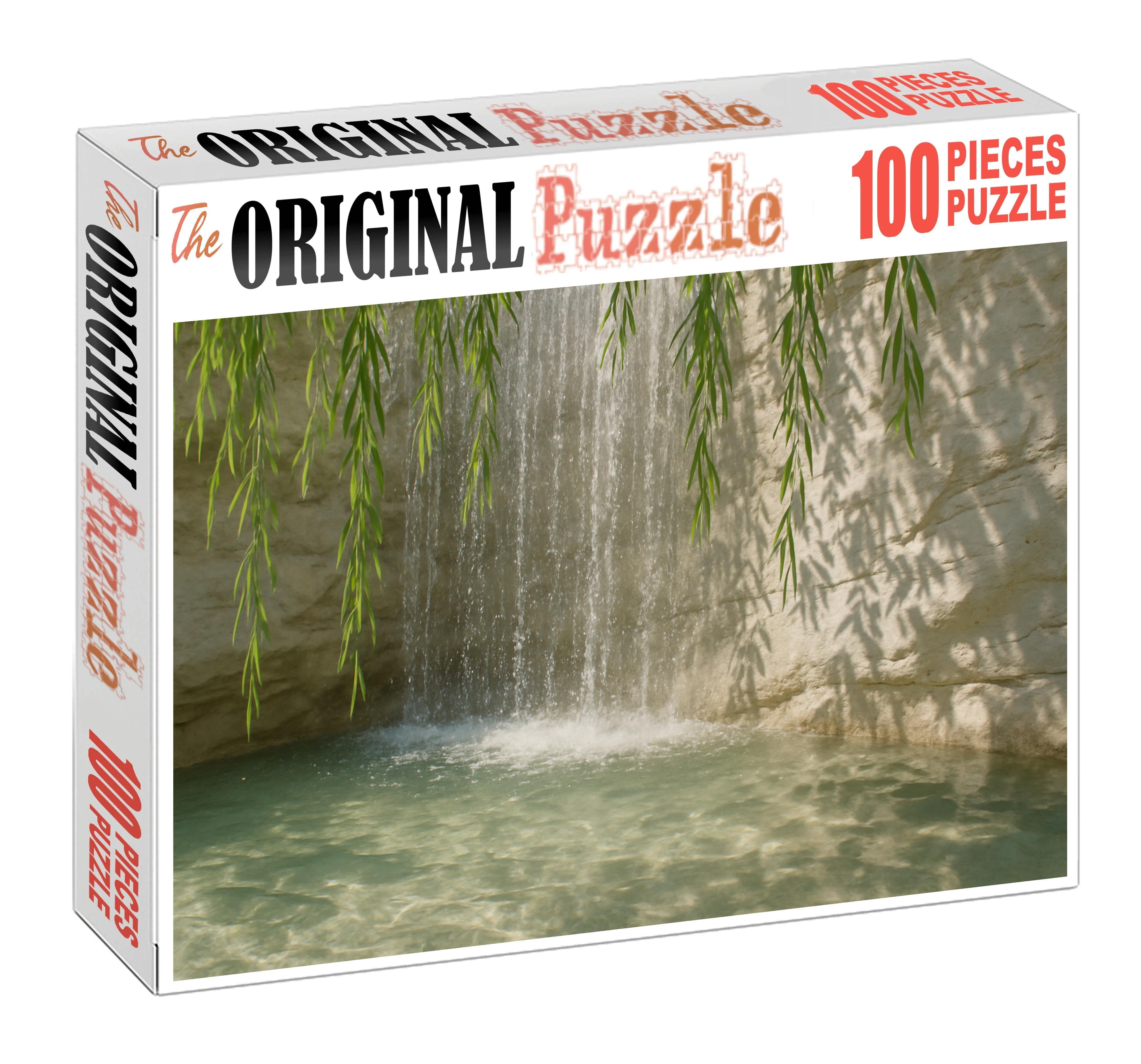 Whispering Willow Curtain Large Format Puzzle