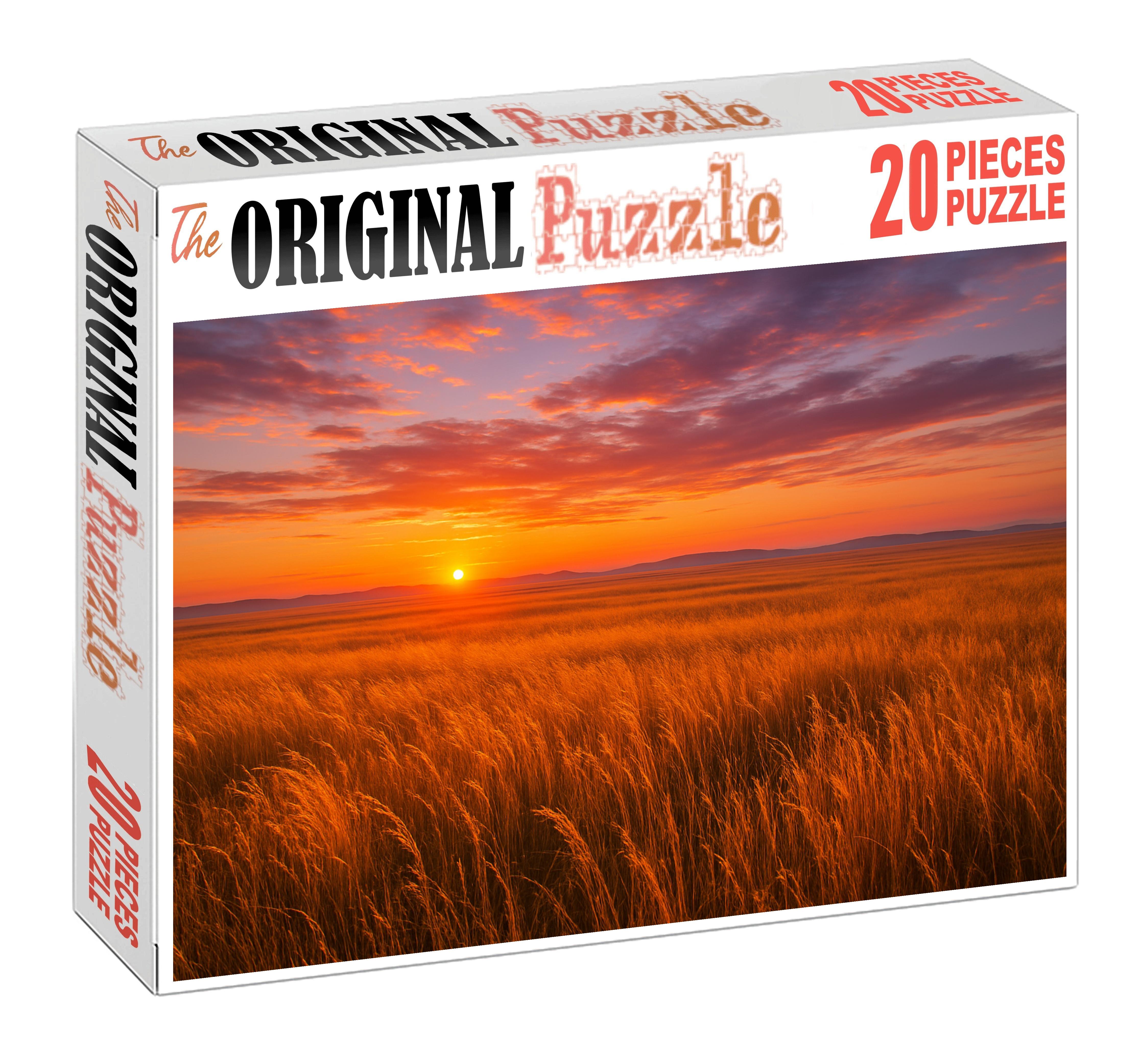 Sunset Prairie Horizon 100 Piece Puzzle