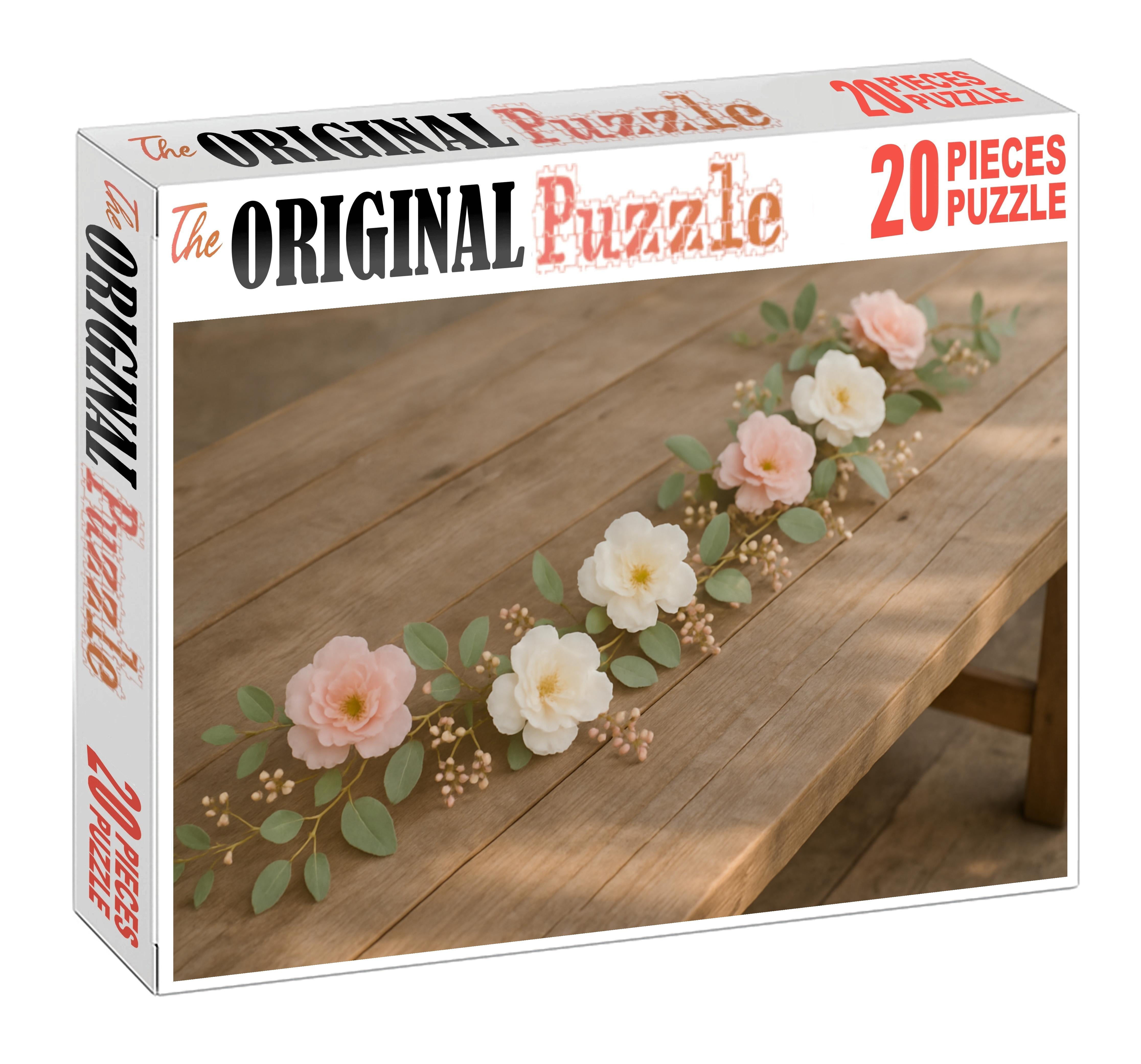 Soft Blush Table Garland Puzzle Collection